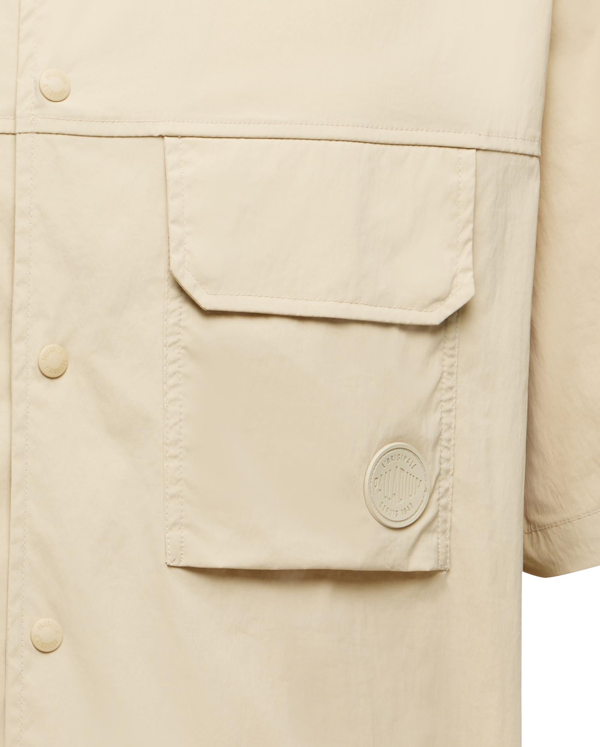 1011531-264 | MEN'S DROPPED SHOULDERS SHORT SLEEVES SHIRT | CHALK