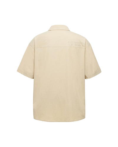 1011531-264 | MEN'S DROPPED SHOULDERS SHORT SLEEVES SHIRT | CHALK