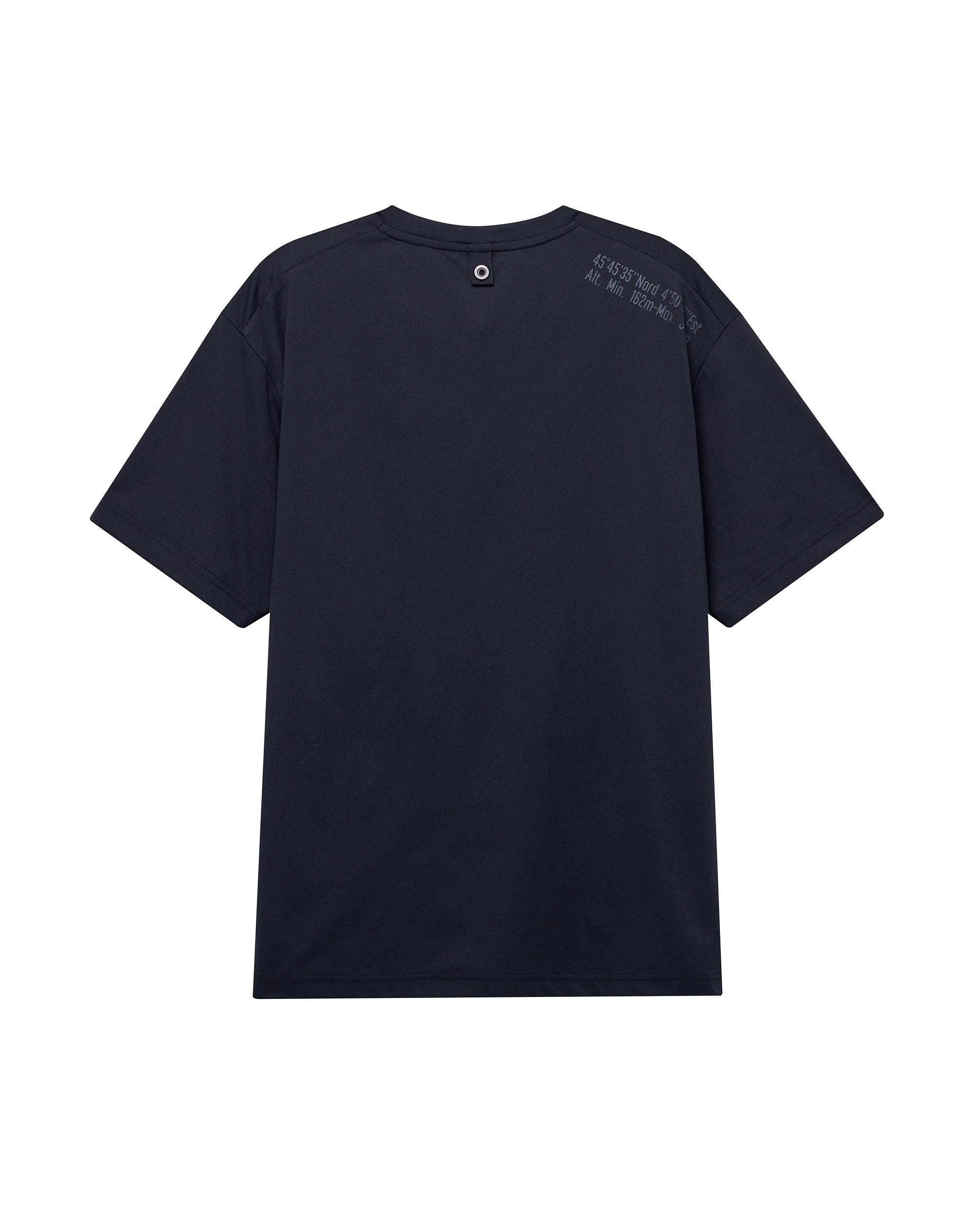 1011533-008 | MEN'S LOGO HENLEY COLLAR POCKET T-SHIRT | BLACK