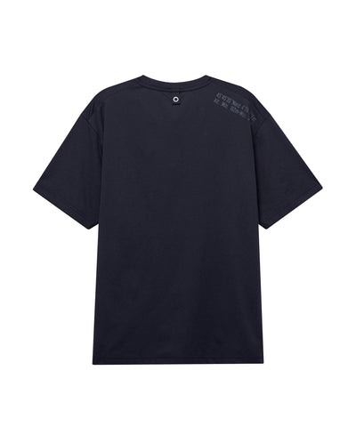 1011533-008 | MEN'S LOGO HENLEY COLLAR POCKET T-SHIRT | BLACK