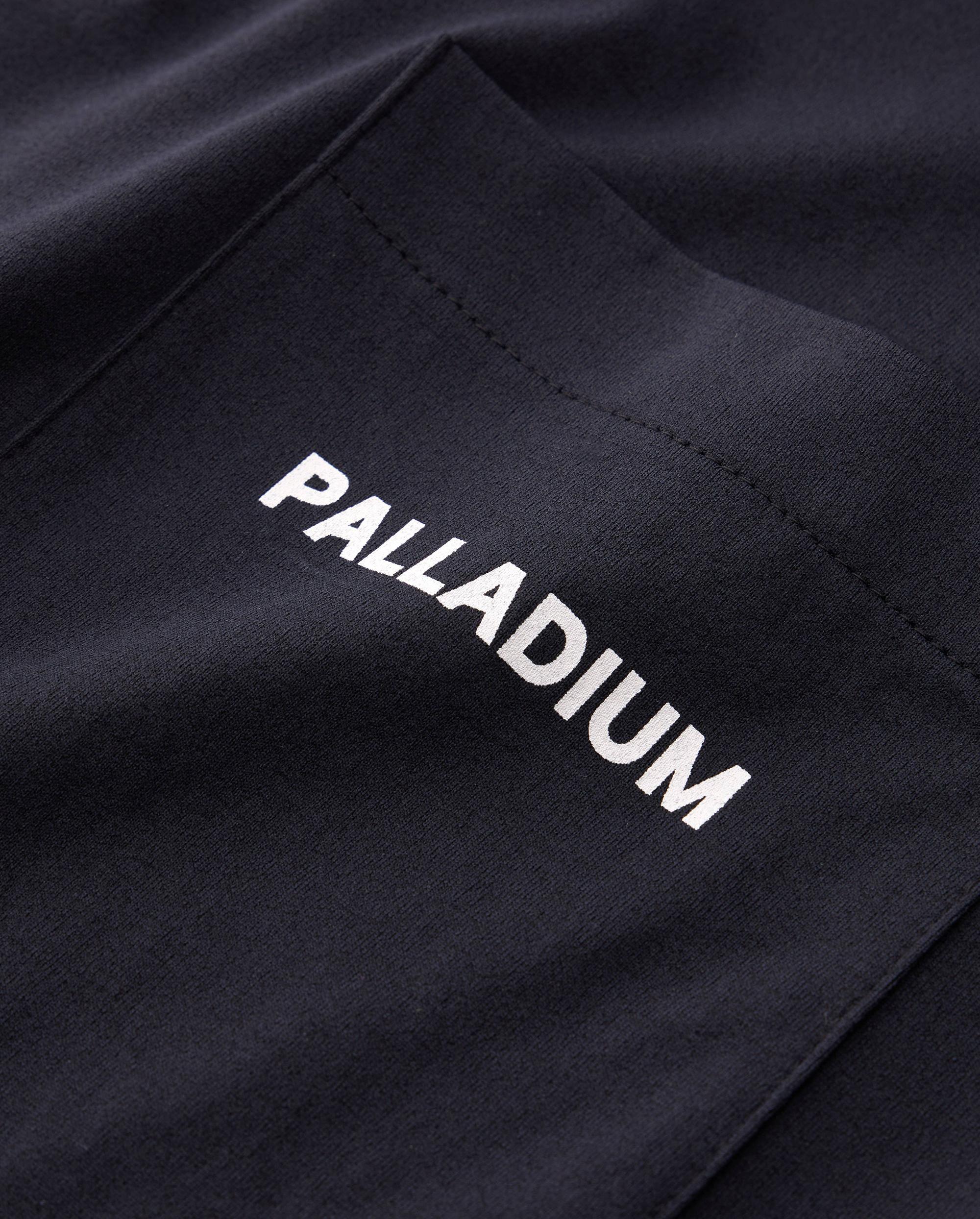 1011533-008 | MEN'S LOGO HENLEY COLLAR POCKET T-SHIRT | BLACK