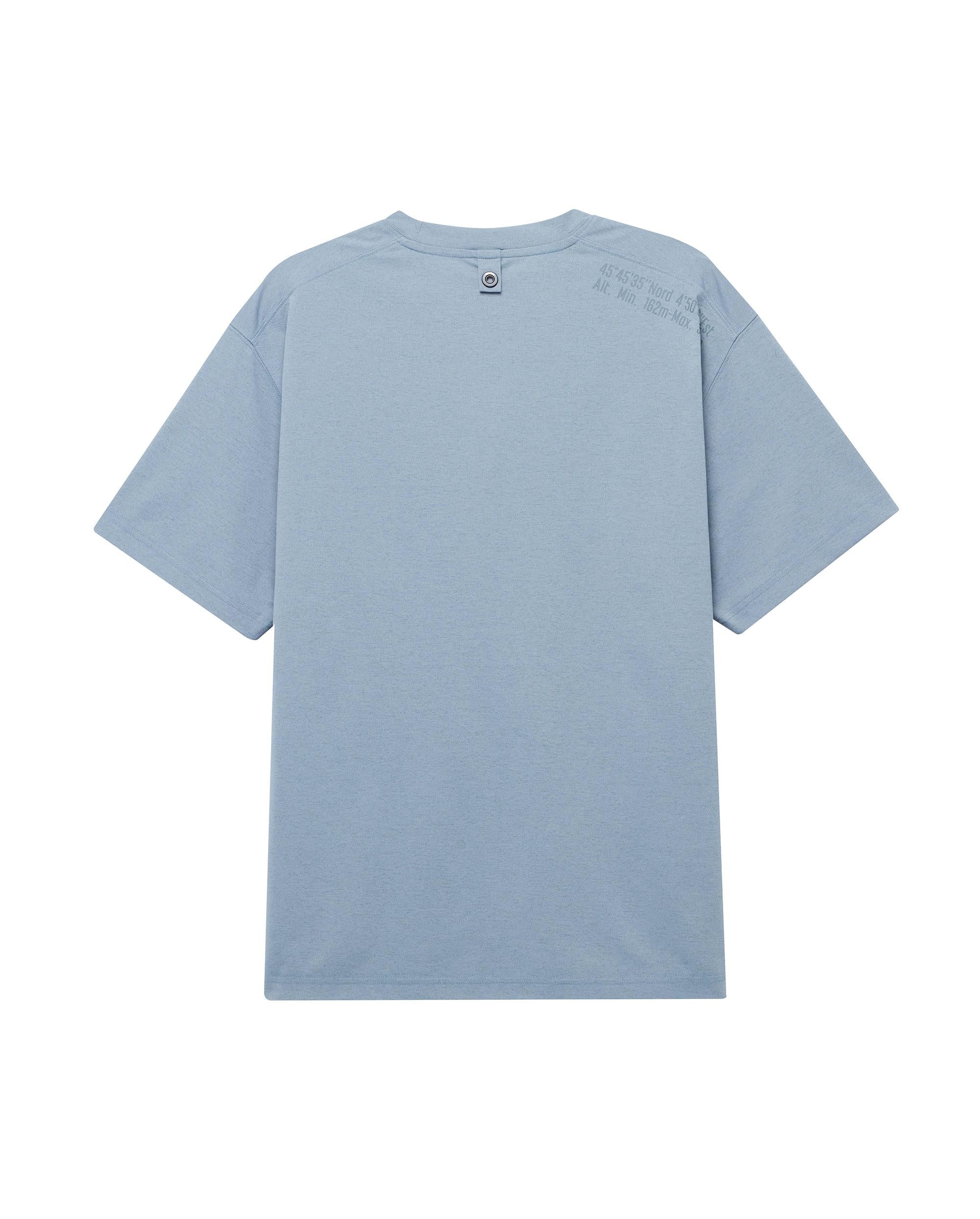1011535-469 | MEN'S PALLADIUM LOGO T-SHIRT | BLUE GREY