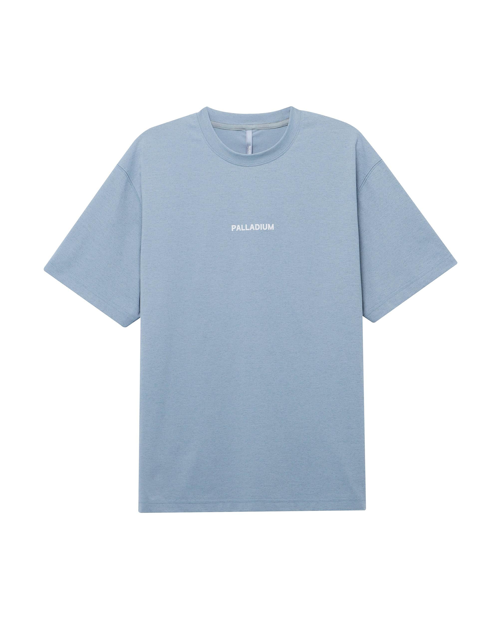 1011535-469 | MEN'S PALLADIUM LOGO T-SHIRT | BLUE GREY