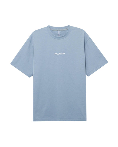 1011535-469 | MEN'S PALLADIUM LOGO T-SHIRT | BLUE GREY