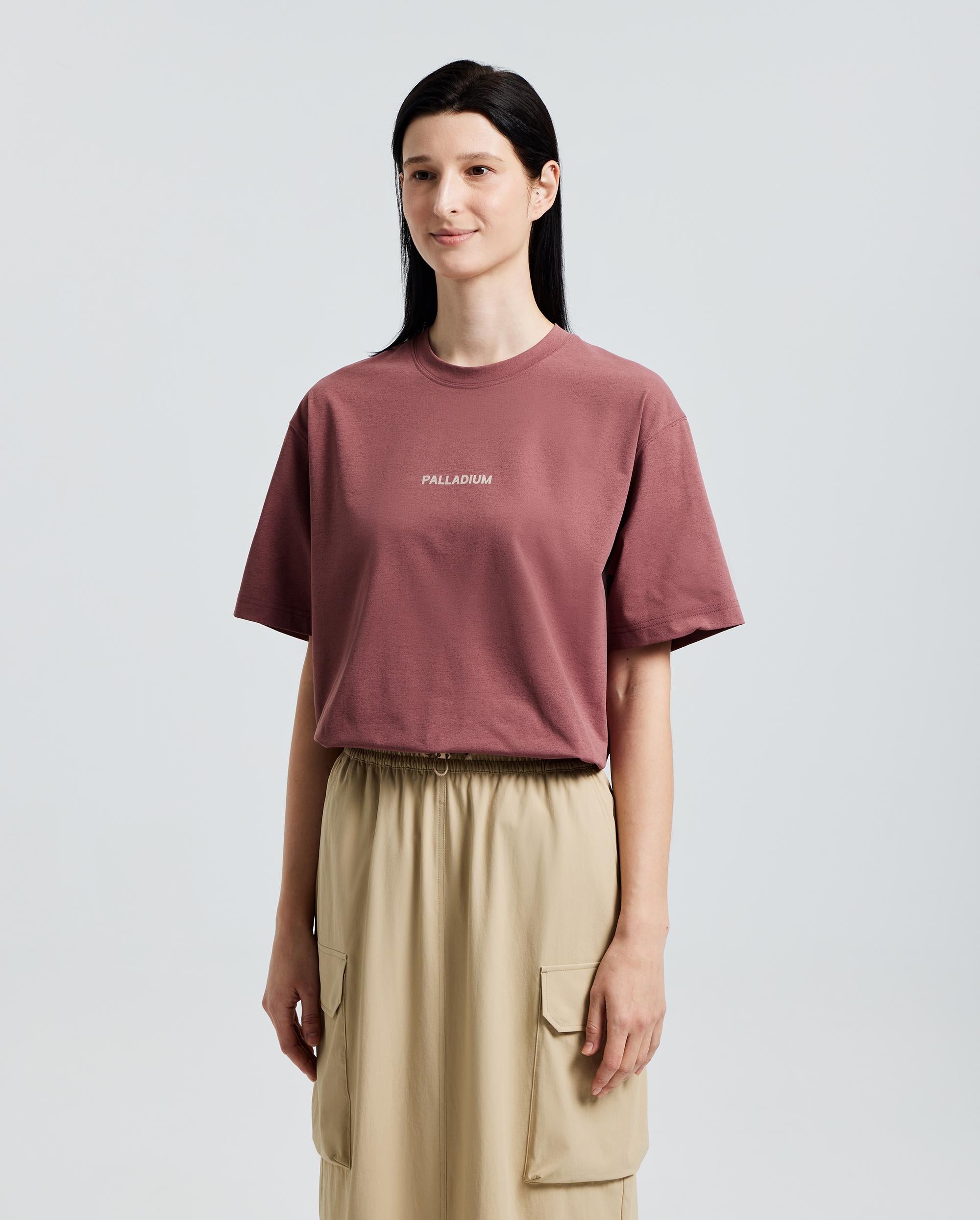 1011535-698 | MEN'S PALLADIUM LOGO T-SHIRT | PALE RUST