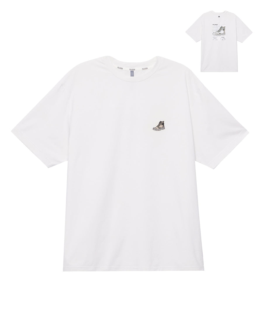 1011540-106 | MEN'S LOGO SHORT SLEEVES T-SHIRT | GREY WHITE