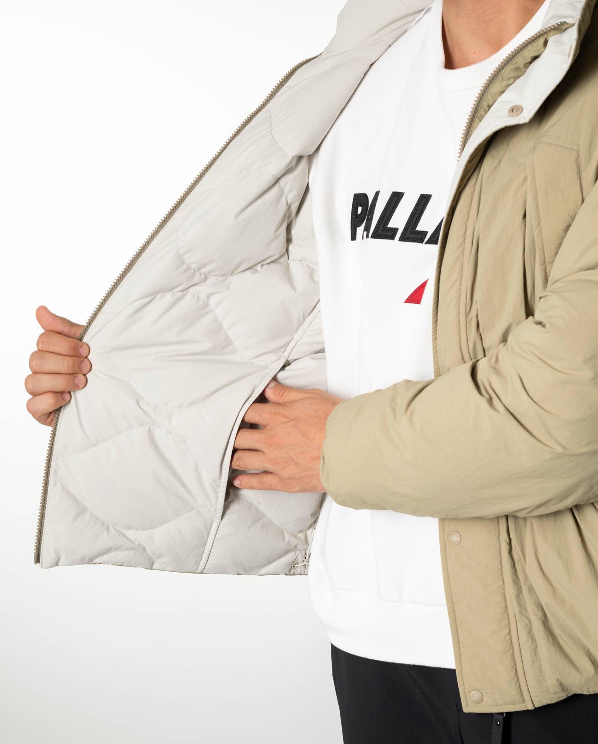 1011699-257 | MEN'S WATER REPELLENT REVERSIBLE DOWN JACKET | WARM SAND