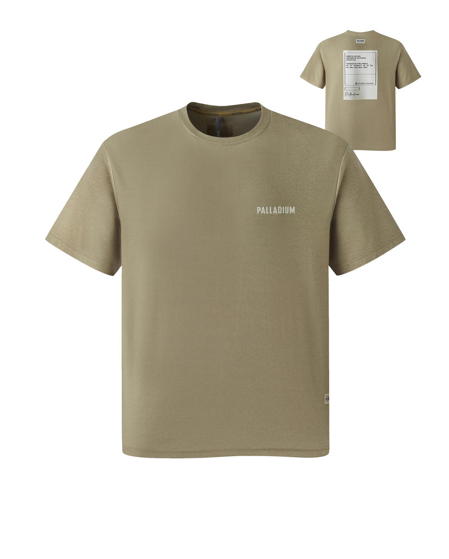 1011708-297 | MEN'S PALLADIUM LOGO T-SHIRT | HERITAGE CAMEL