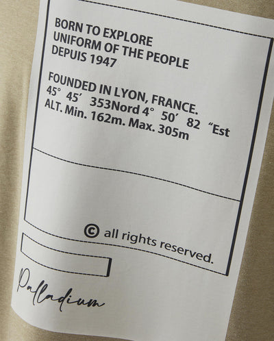 1011708-297 | MEN'S PALLADIUM LOGO T-SHIRT | HERITAGE CAMEL