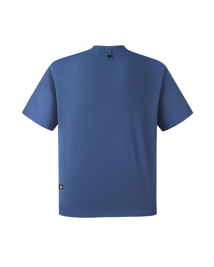 1011709-441 | MEN'S URBAN THEME PRINTED T-SHIRT | DUSTED BLUE