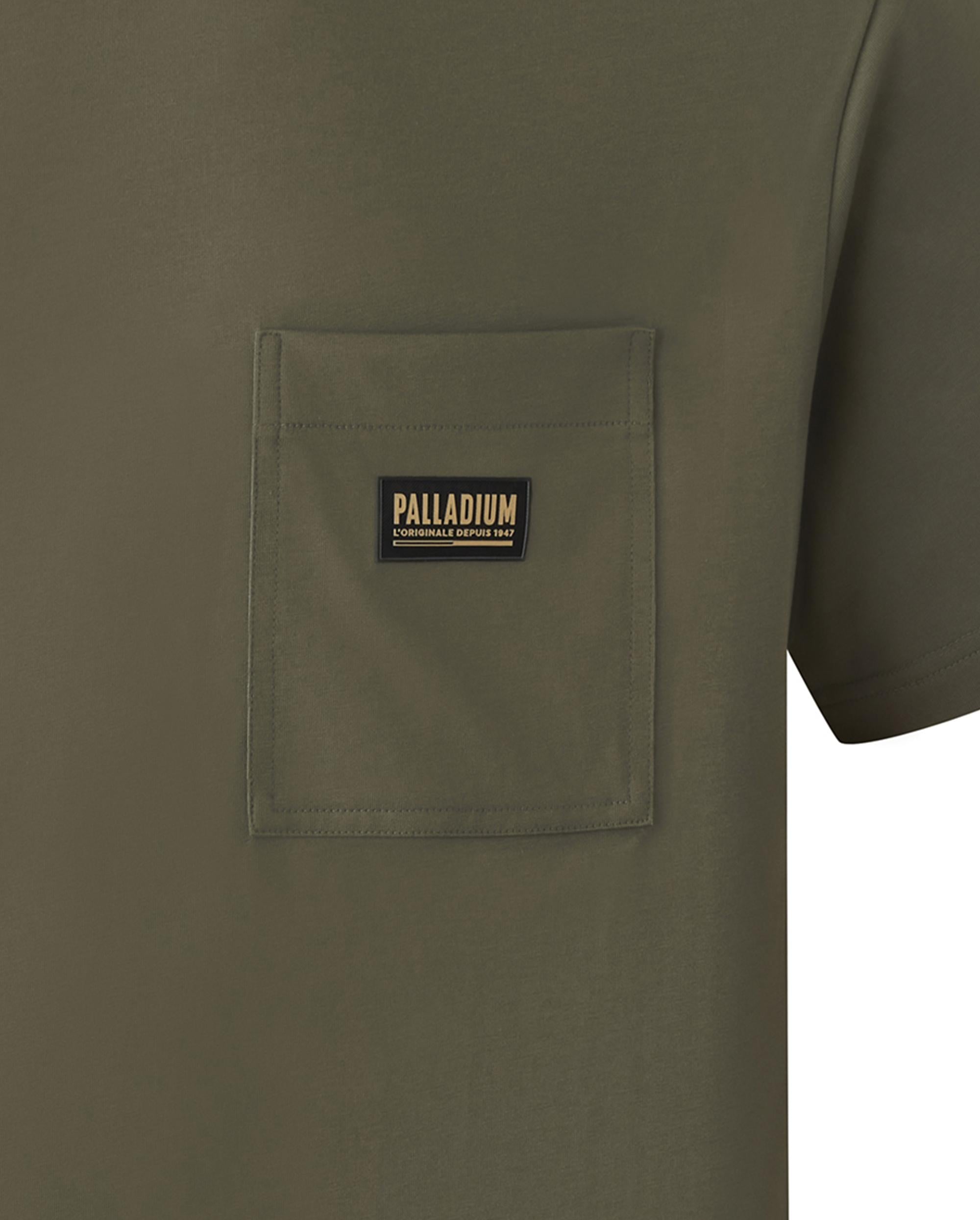 1011710-309 | MEN'S PALLADIUM LOGO POCKET T-SHIRT | OLIVE GREEN