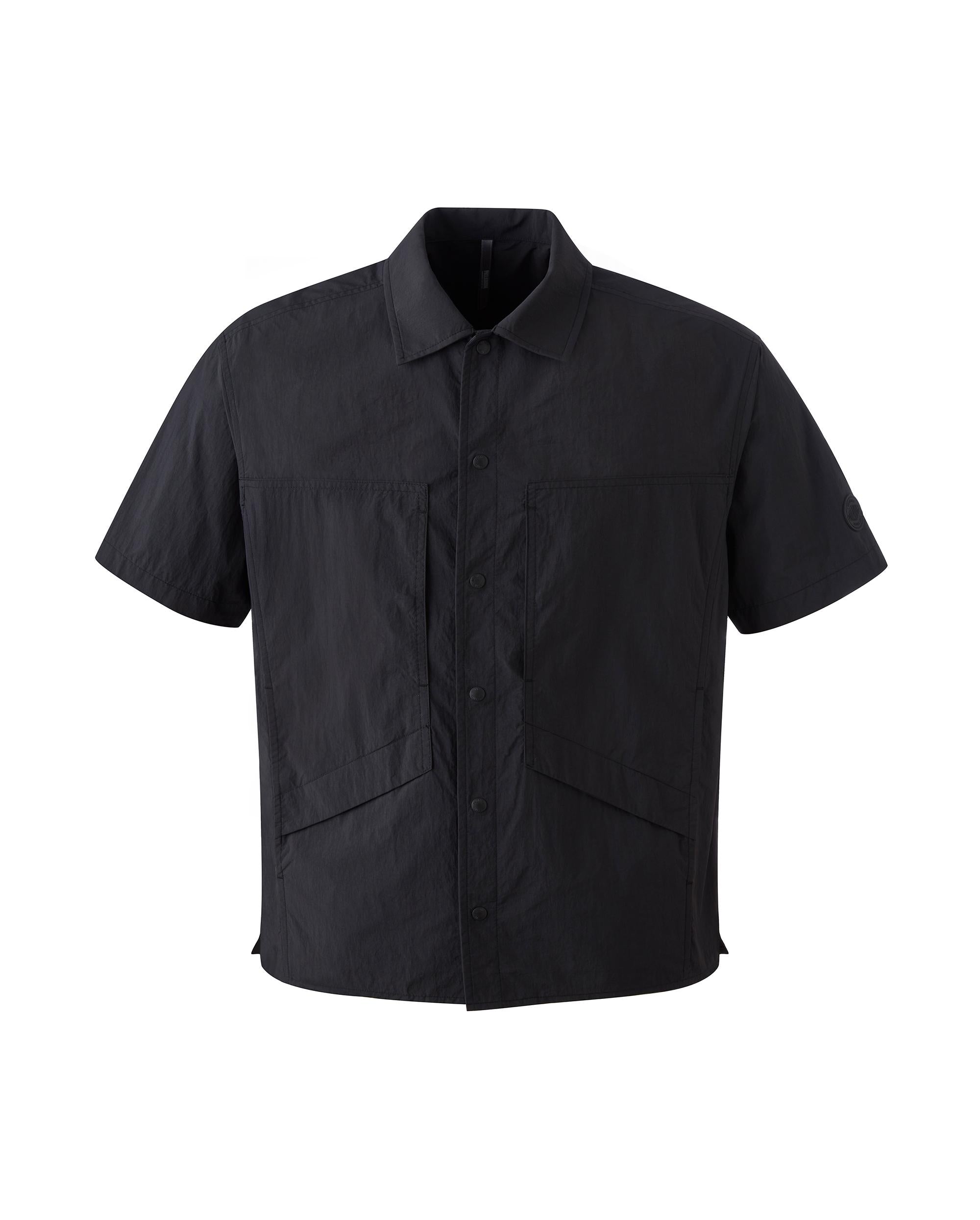 1011728-008 | MEN'S SHORT SLEEVES SHIRT | BLACK