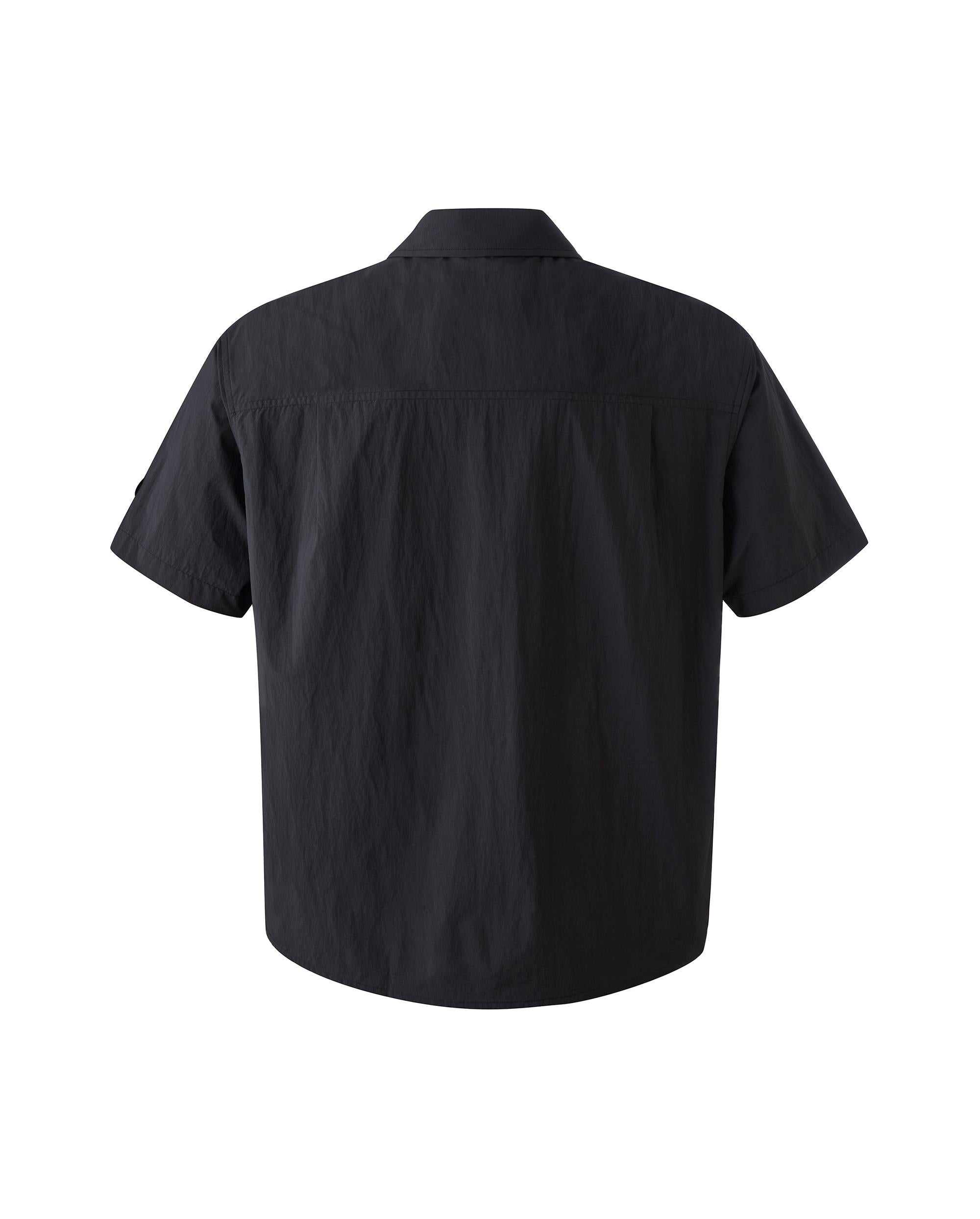 1011728-008 | MEN'S SHORT SLEEVES SHIRT | BLACK