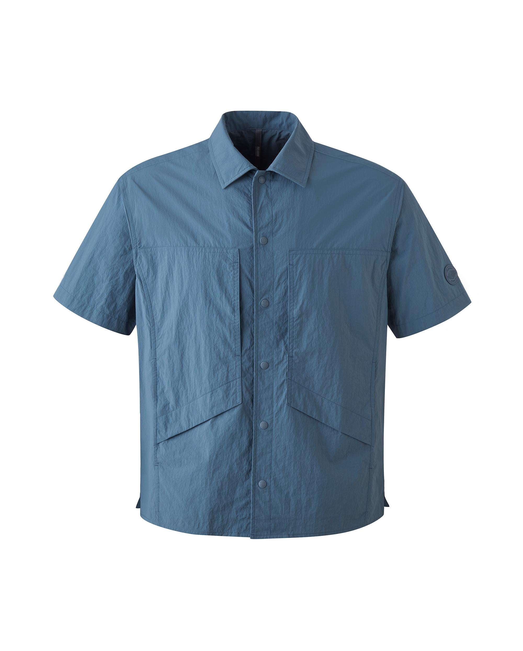 1011728-441 | MEN'S SHORT SLEEVES SHIRT | DUSTED BLUE