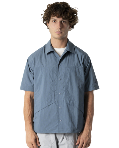 1011728-441 | MEN'S SHORT SLEEVES SHIRT | DUSTED BLUE