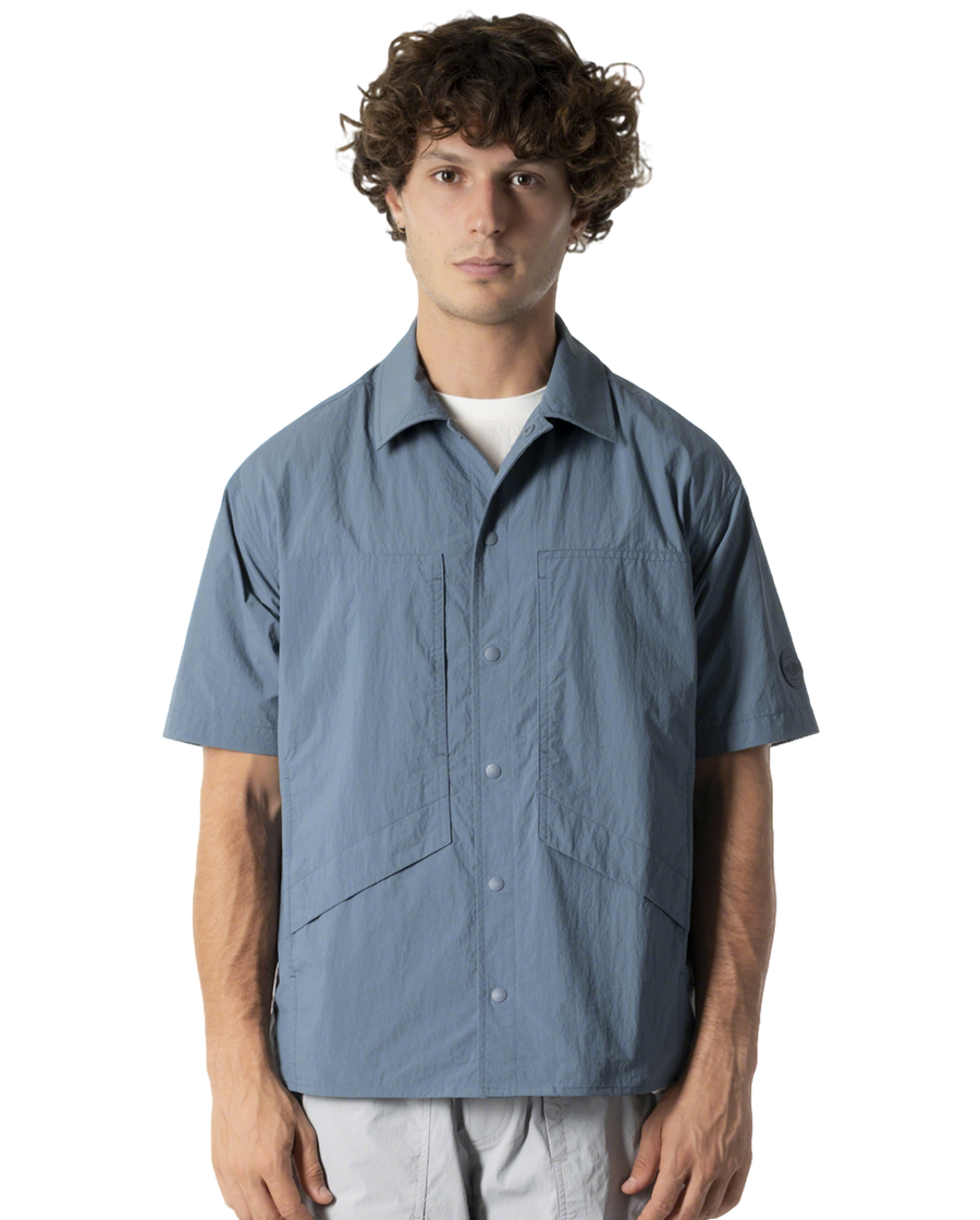 1011728-441 | MEN'S SHORT SLEEVES SHIRT | DUSTED BLUE