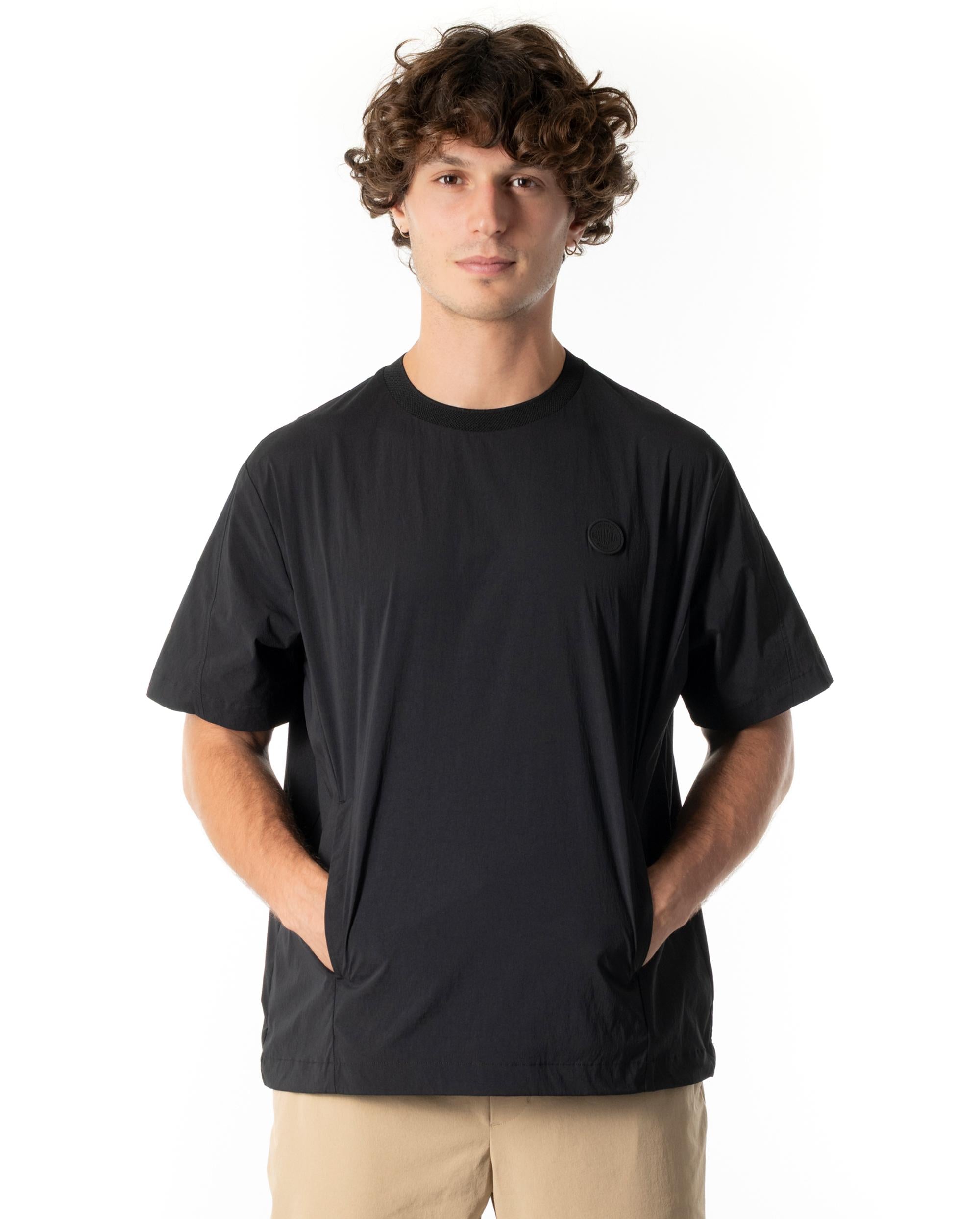 1011730-008 | MEN'S PALLADIUM LOGO SHORT SLEEVES T-SHIRT | BLACK