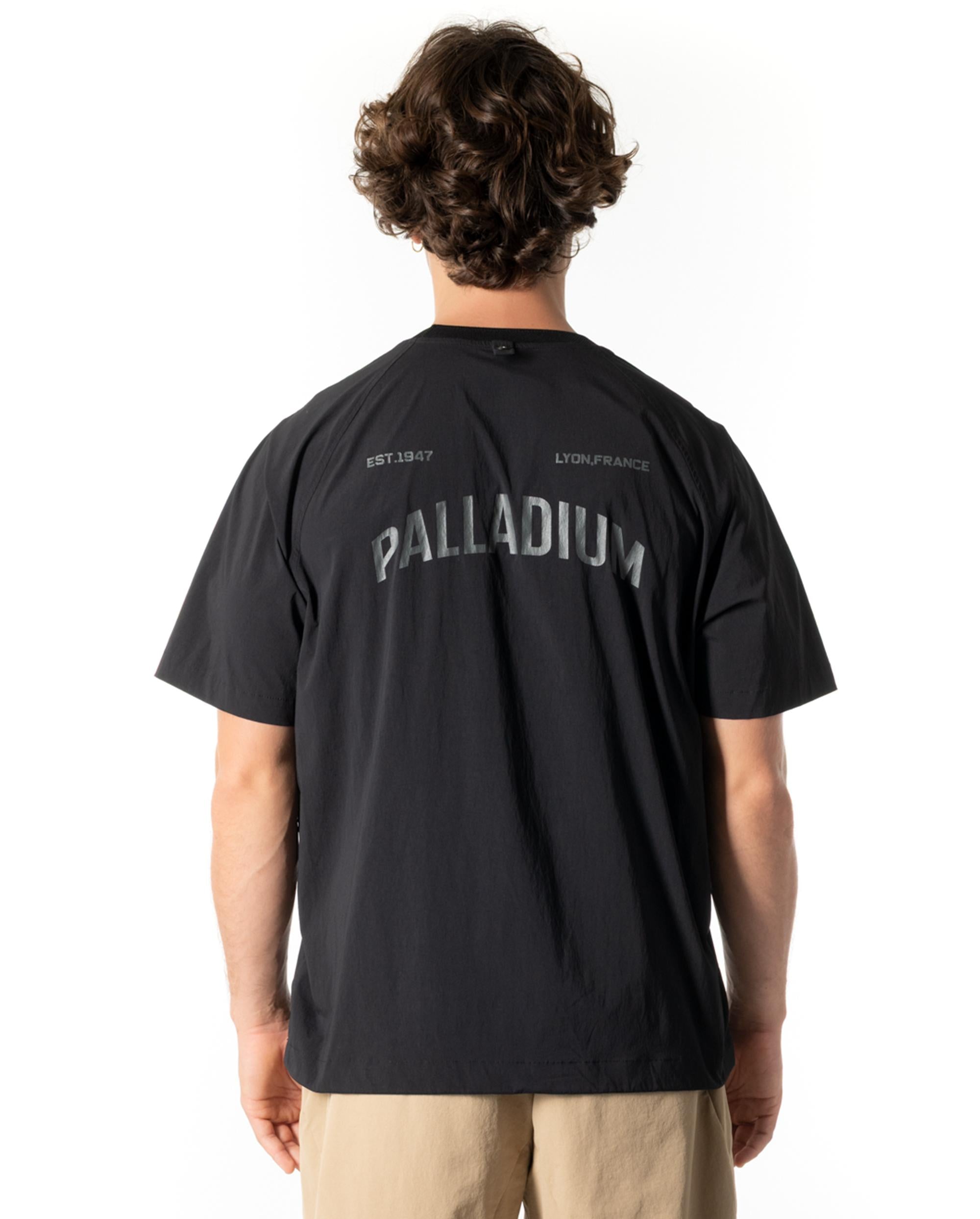 1011730-008 | MEN'S PALLADIUM LOGO SHORT SLEEVES T-SHIRT | BLACK