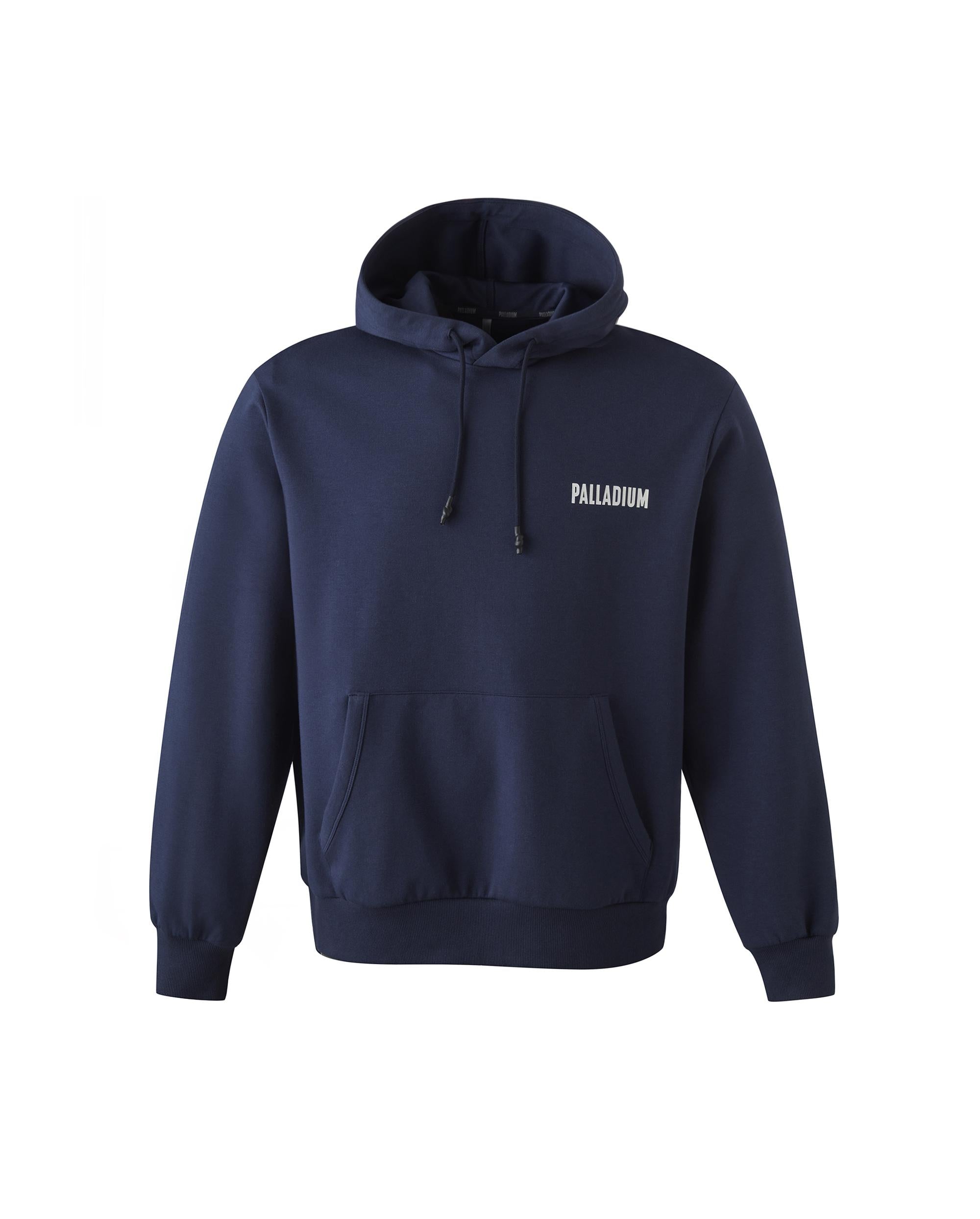 1011733-480 | MEN'S VINTAGE PALLADIUM LOGO HOODIE | OMBRE BLUE