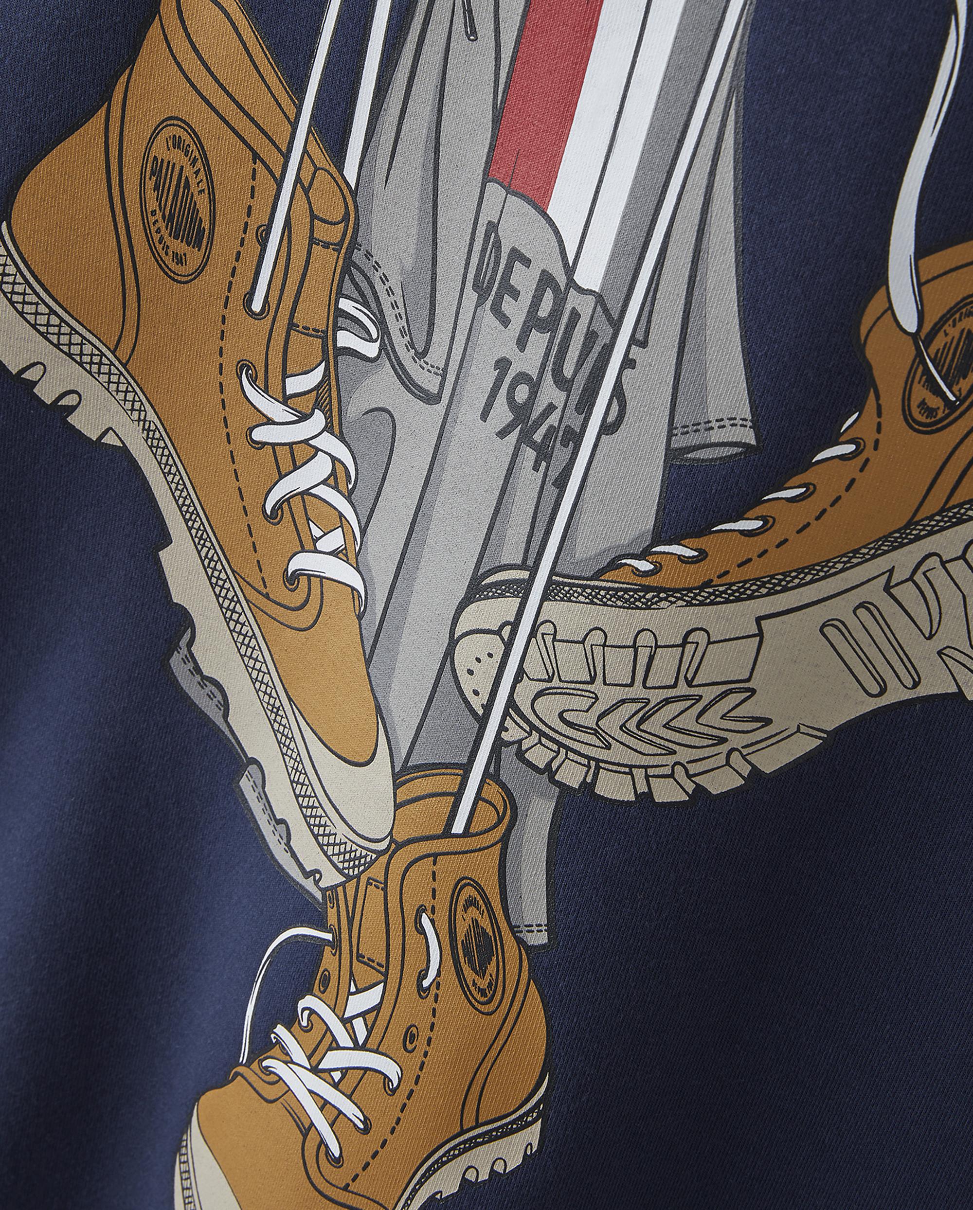 1011733-480 | MEN'S VINTAGE PALLADIUM LOGO HOODIE | OMBRE BLUE