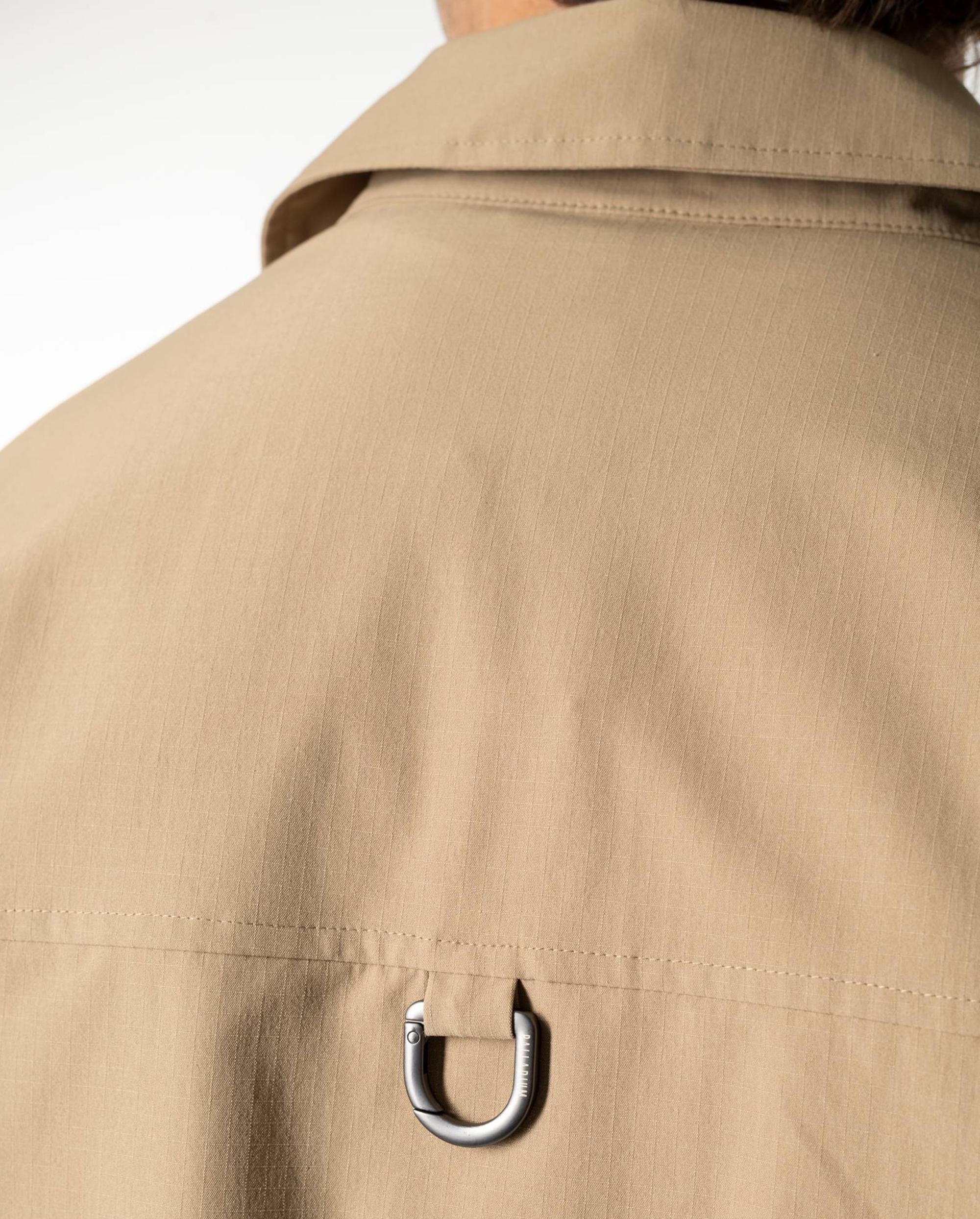 1011734-297 | MEN'S PALLADIUM LOGO WATER REPELLENT CARGO JACKET | HERITAGE CAMEL