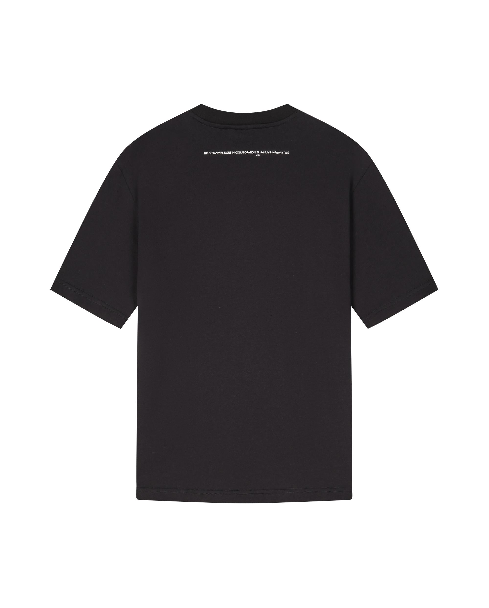 1011778-032 | MEN'S THEME PRINTED LOOSE FIT COTTON T-SHIRT | TAP SHOE