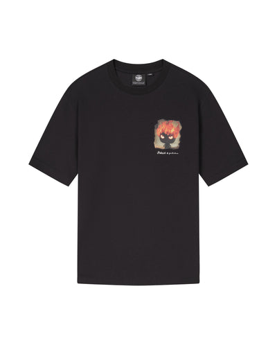1011778-032 | MEN'S THEME PRINTED LOOSE FIT COTTON T-SHIRT | TAP SHOE