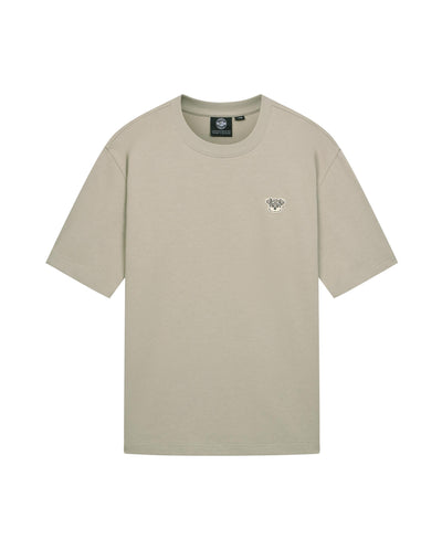 1011787-031 | MEN'S SCHNAUZER LOGO LOOSE FIT COTTON T-SHIRT | FLINT GRAY
