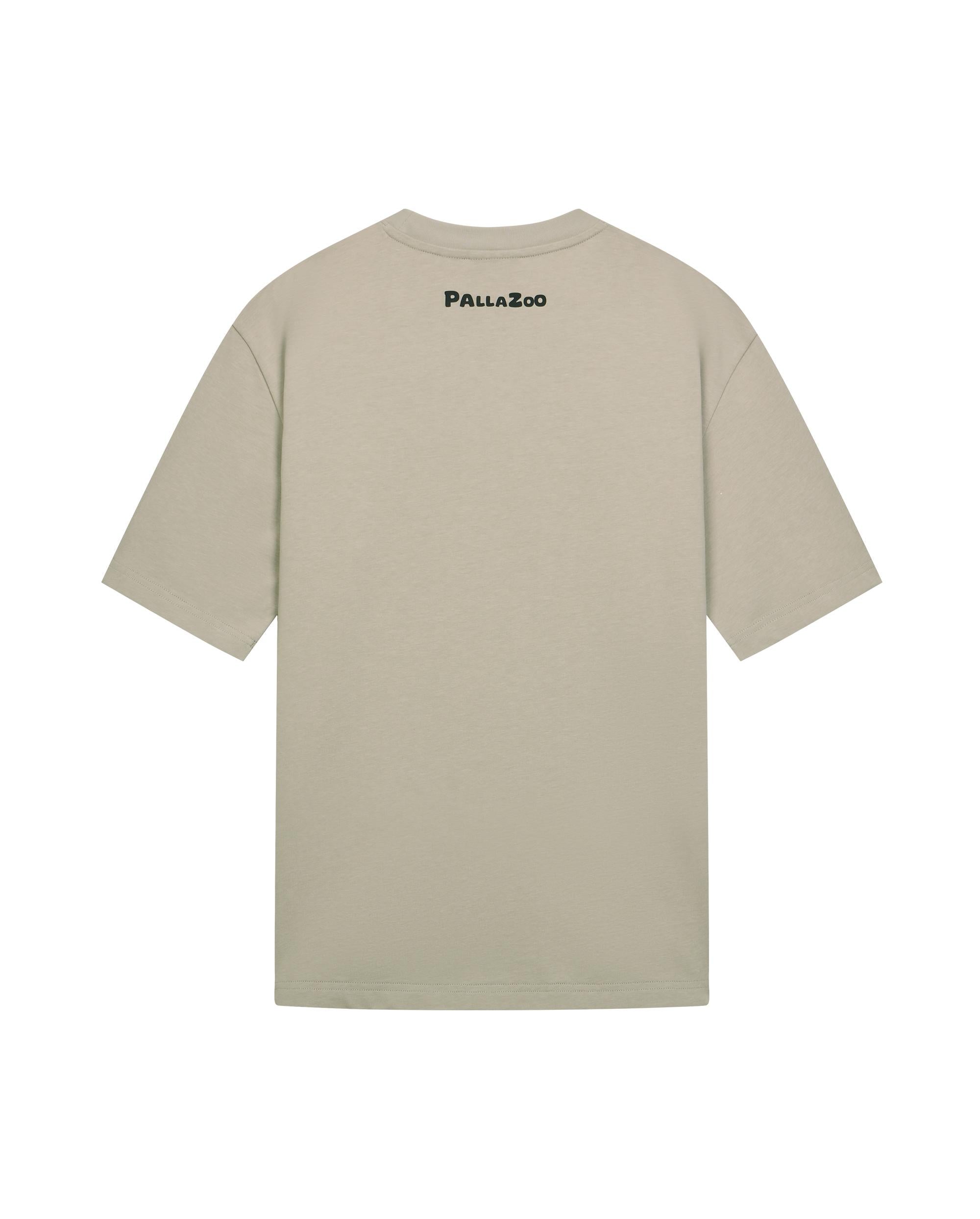 1011787-031 | MEN'S SCHNAUZER LOGO LOOSE FIT COTTON T-SHIRT | FLINT GRAY