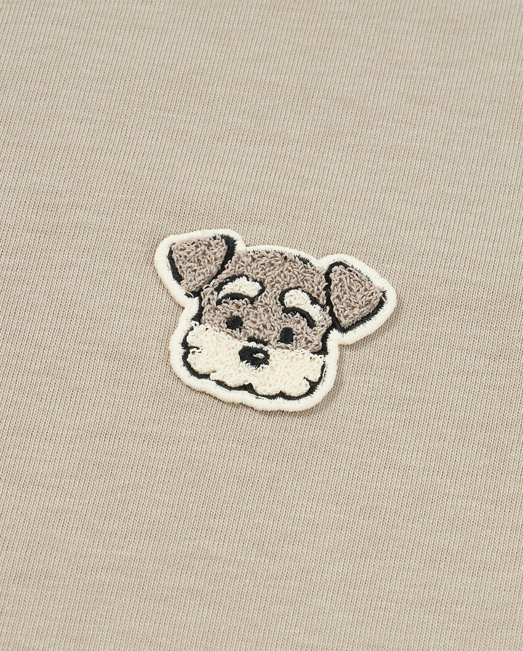 1011787-031 | MEN'S SCHNAUZER LOGO LOOSE FIT COTTON T-SHIRT | FLINT GRAY