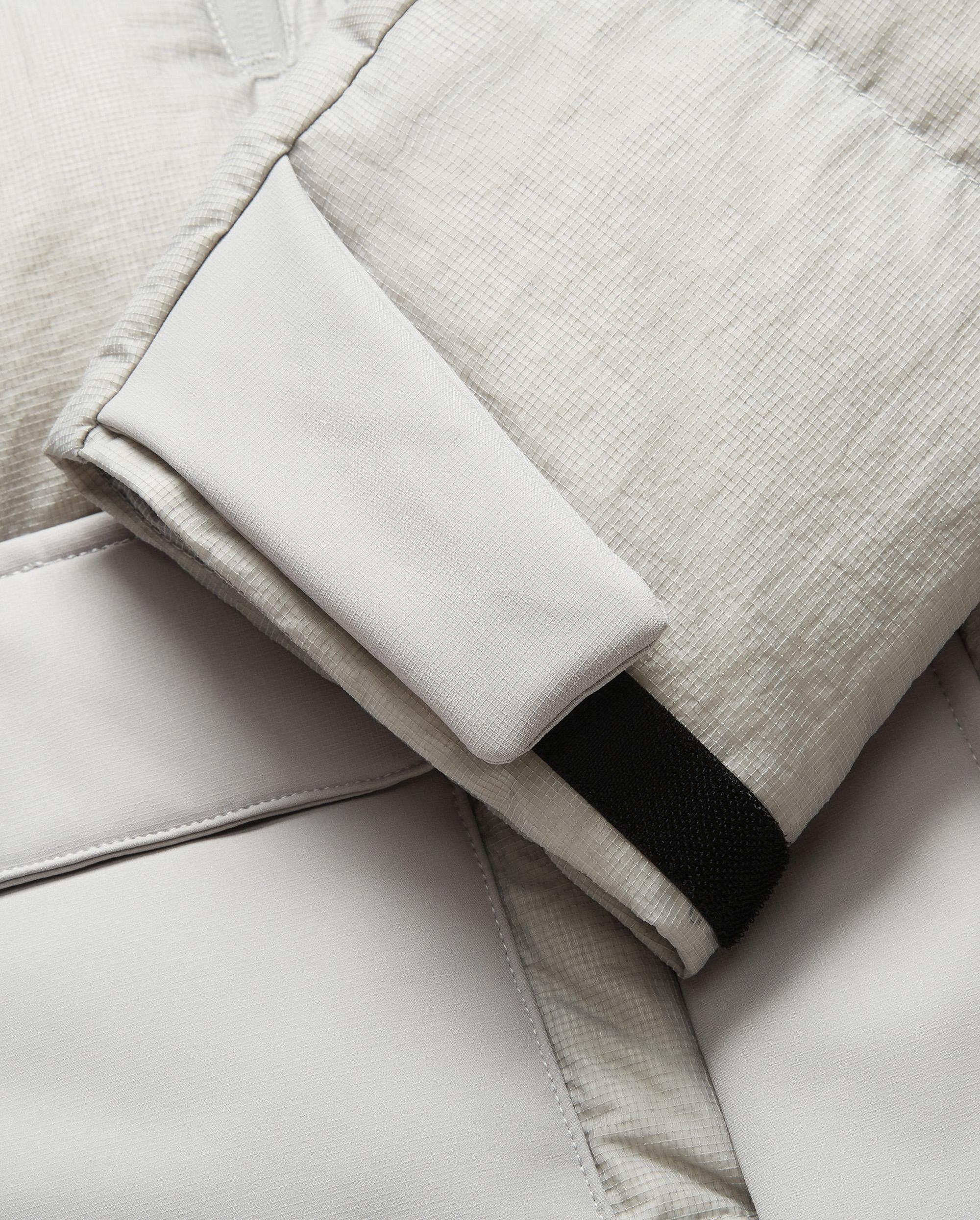 1011815-075 | MEN'S PALLADIUM LOGO HOODED DOWN JACKET | GHOST GRAY