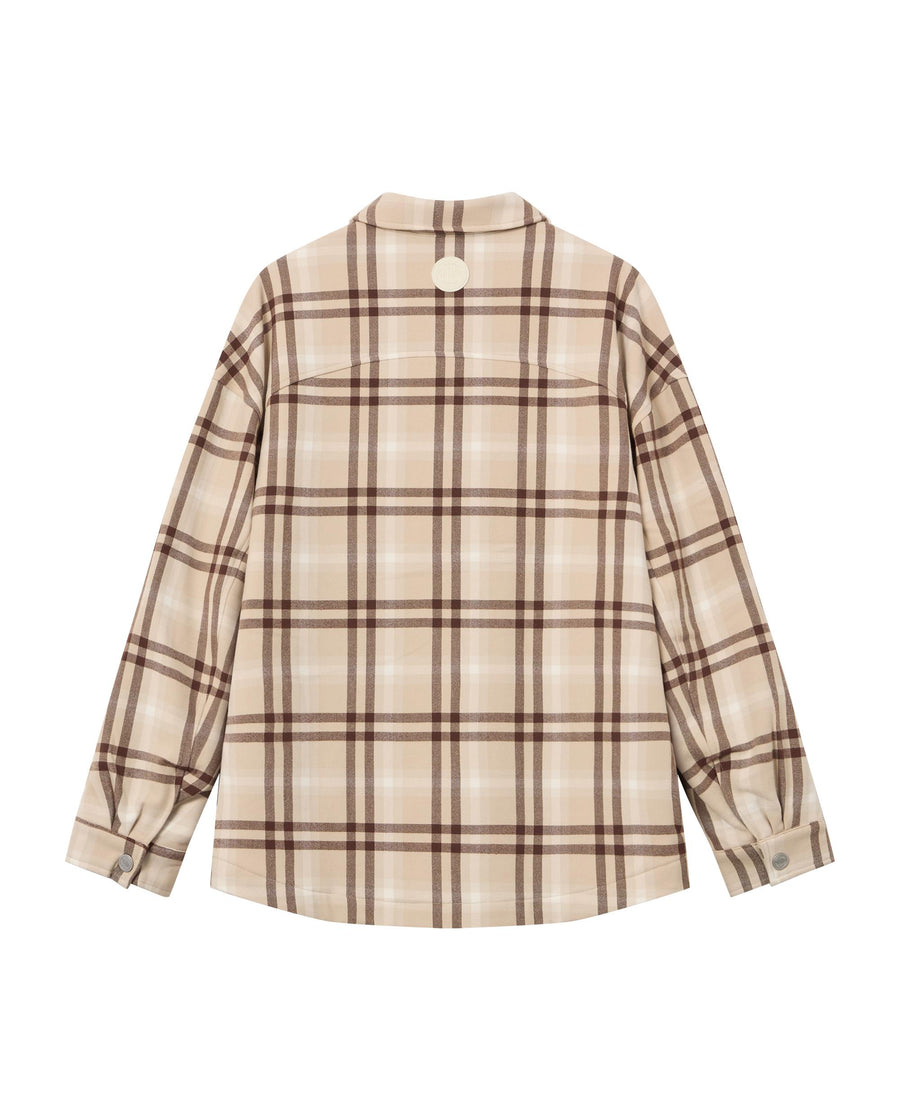 1011823-160 | MEN'S IRIS LOGO CHECKED POCKET JACKET