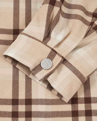 1011823-160 | MEN'S IRIS LOGO CHECKED POCKET JACKET