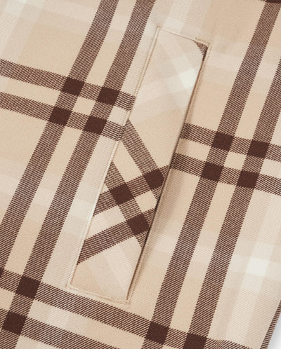 1011823-160 | MEN'S IRIS LOGO CHECKED POCKET JACKET