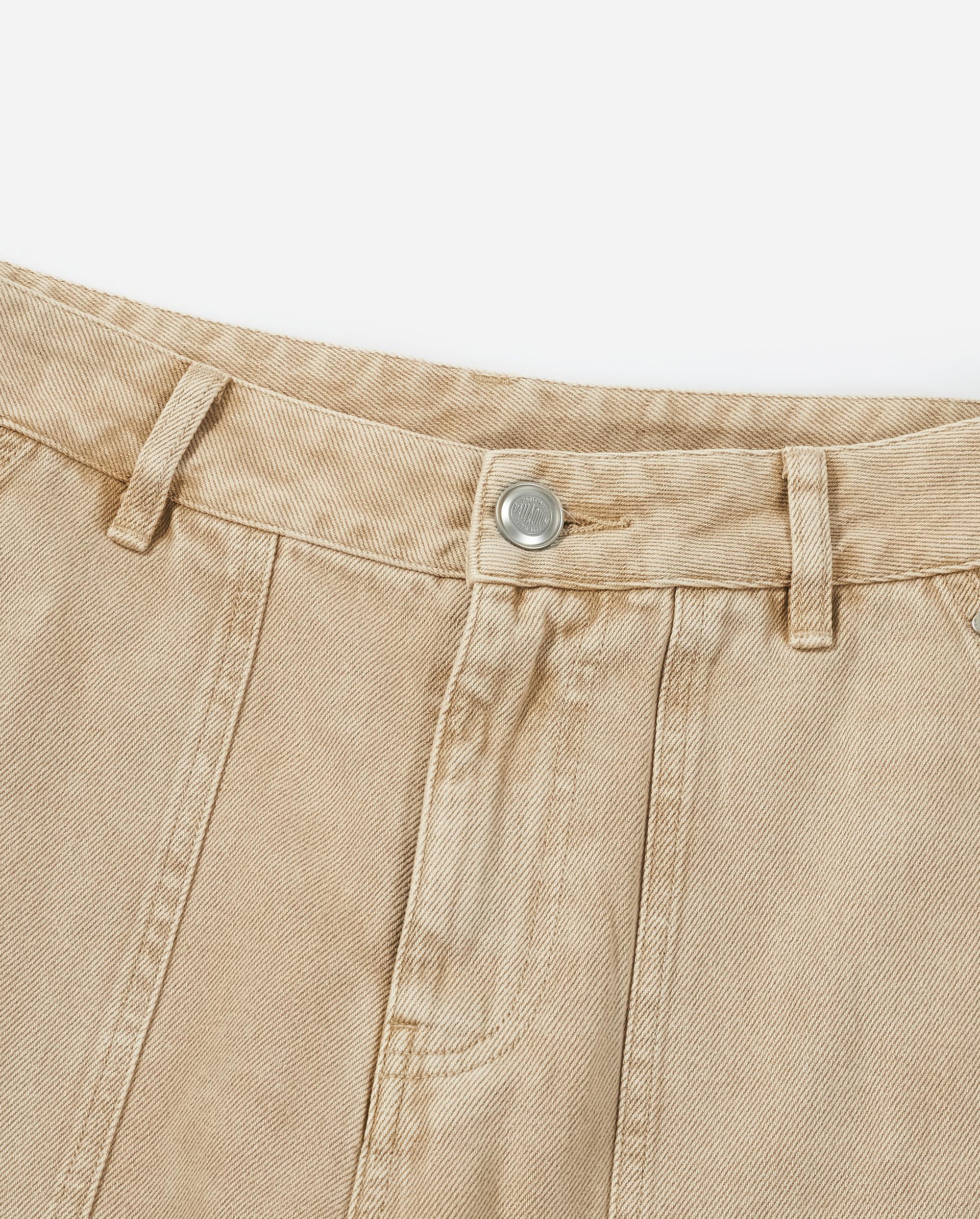 1011826-158 | MEN'S LOOSE FIT CARGO JEANS | MILK TEA