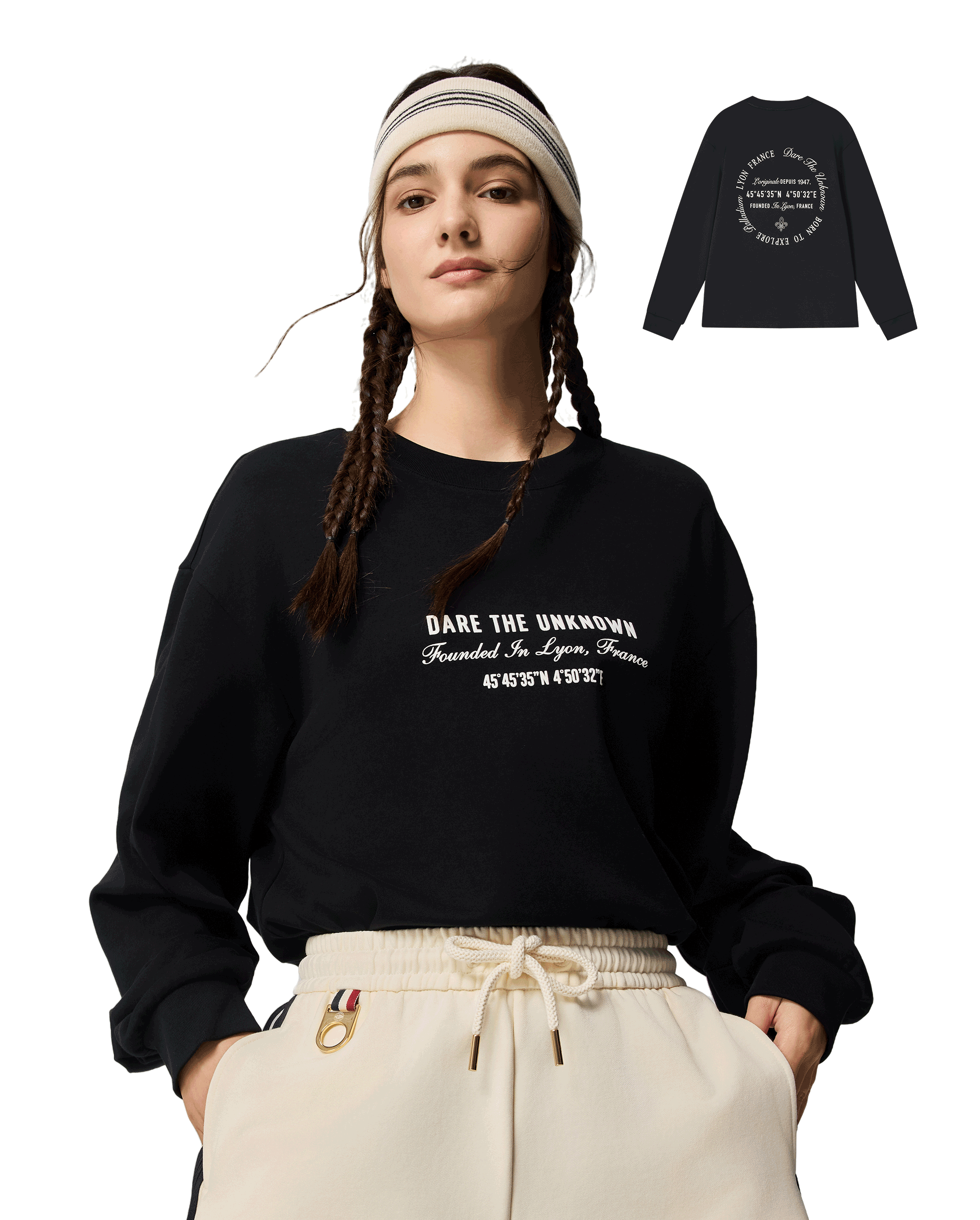 1011839-032 | MEN'S THEME PRINTED LOOSE FIT LONG SLEEVES T-SHIRT | TAP SHOE