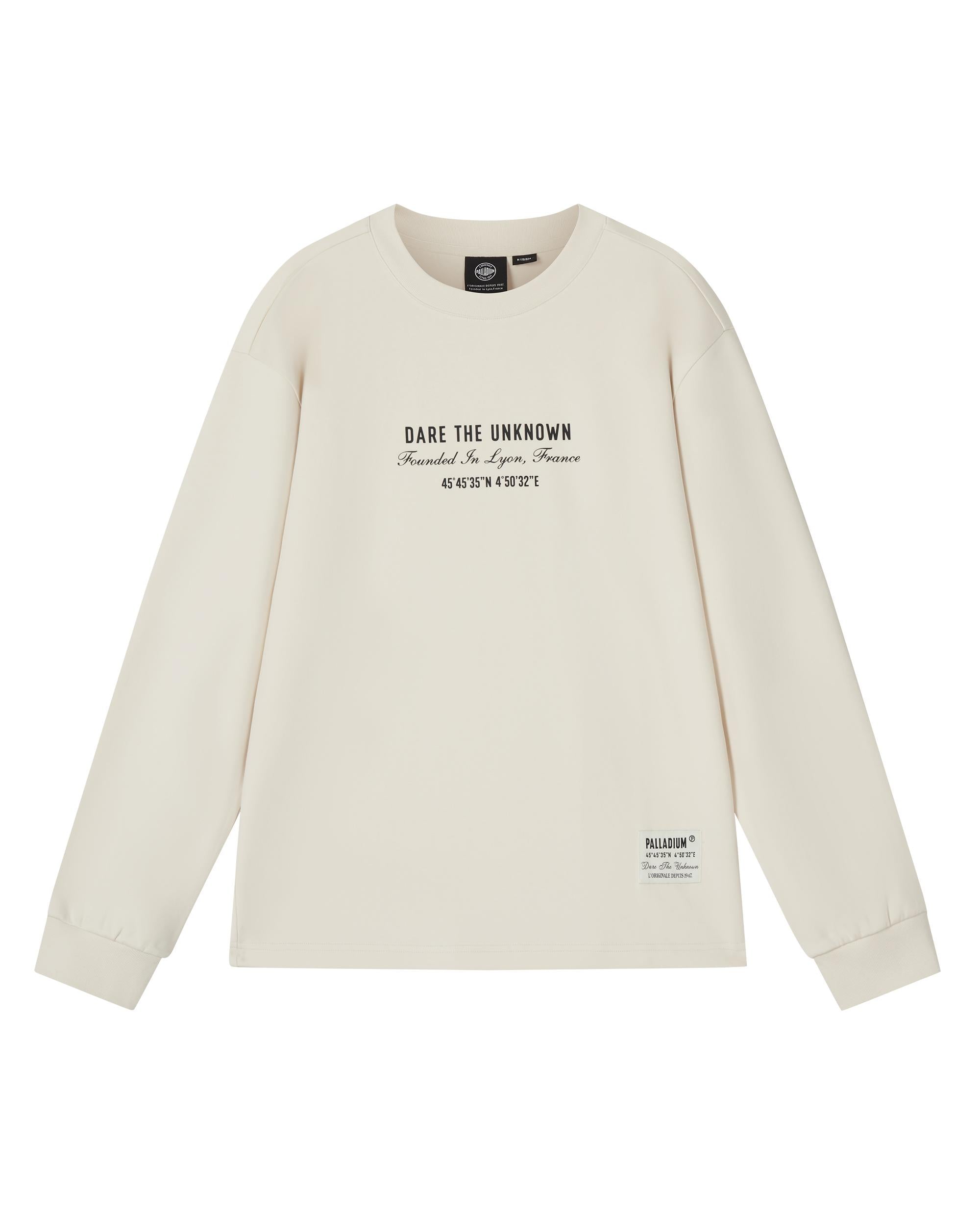 1011839-244 | MEN'S THEME PRINTED LOOSE FIT LONG SLEEVES T-SHIRT | WHITECAP GRAY