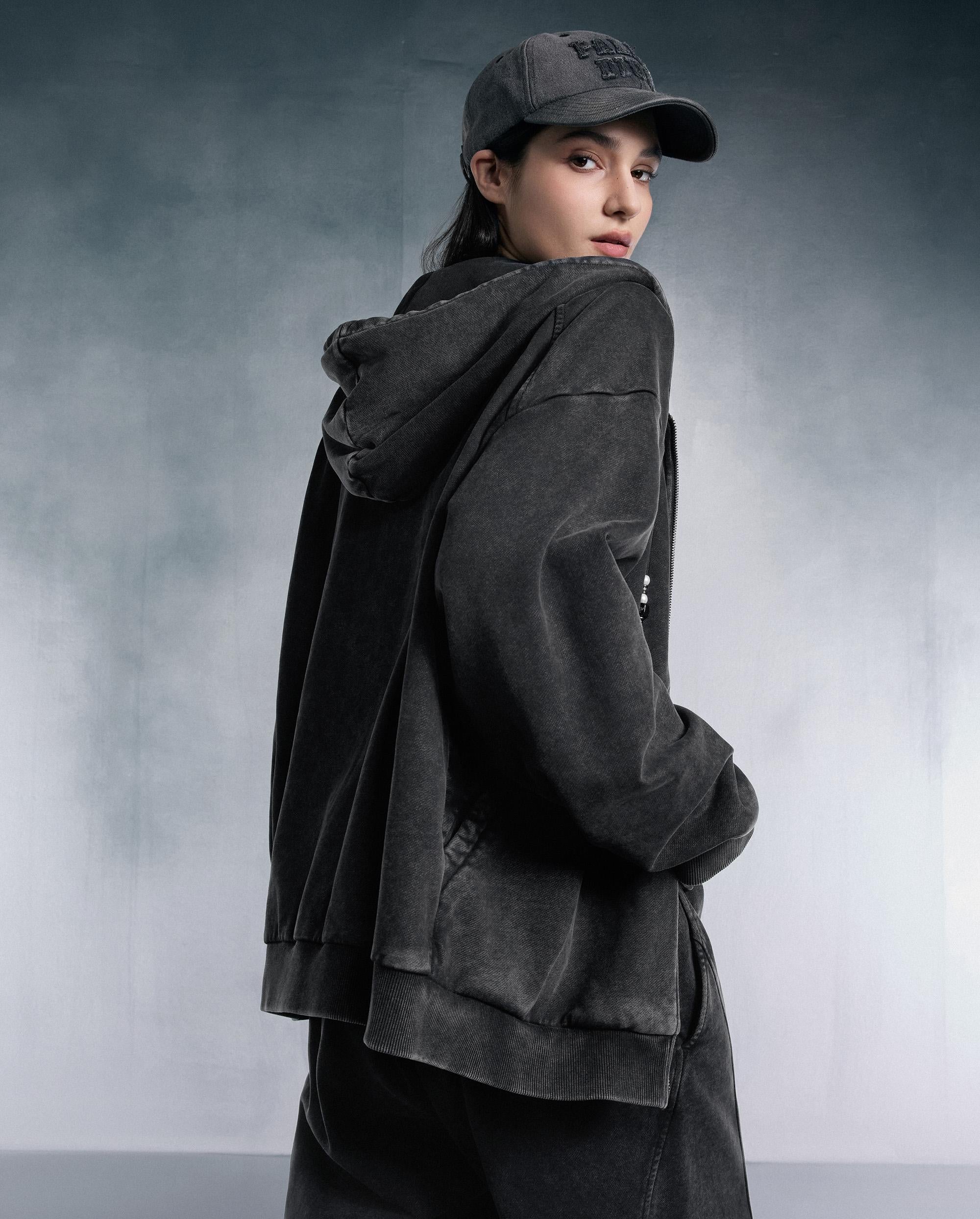 1011843-032 | MEN'S IRIS LOGO LOOSE FIT WASHED COTTON JACKET | TAP SHOE