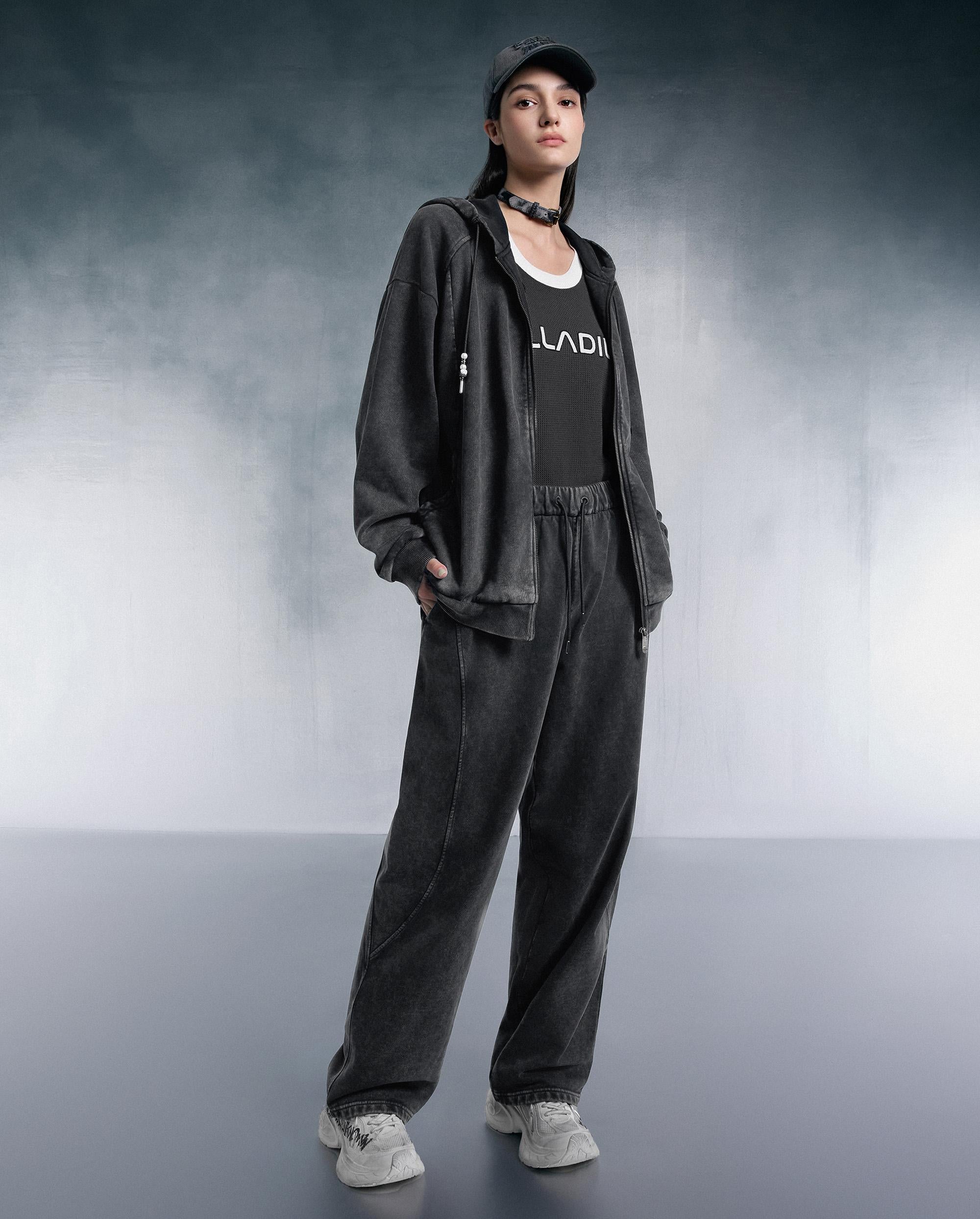 1011843-032 | MEN'S IRIS LOGO LOOSE FIT WASHED COTTON JACKET | TAP SHOE