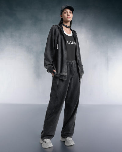 1011843-032 | MEN'S IRIS LOGO LOOSE FIT WASHED COTTON JACKET