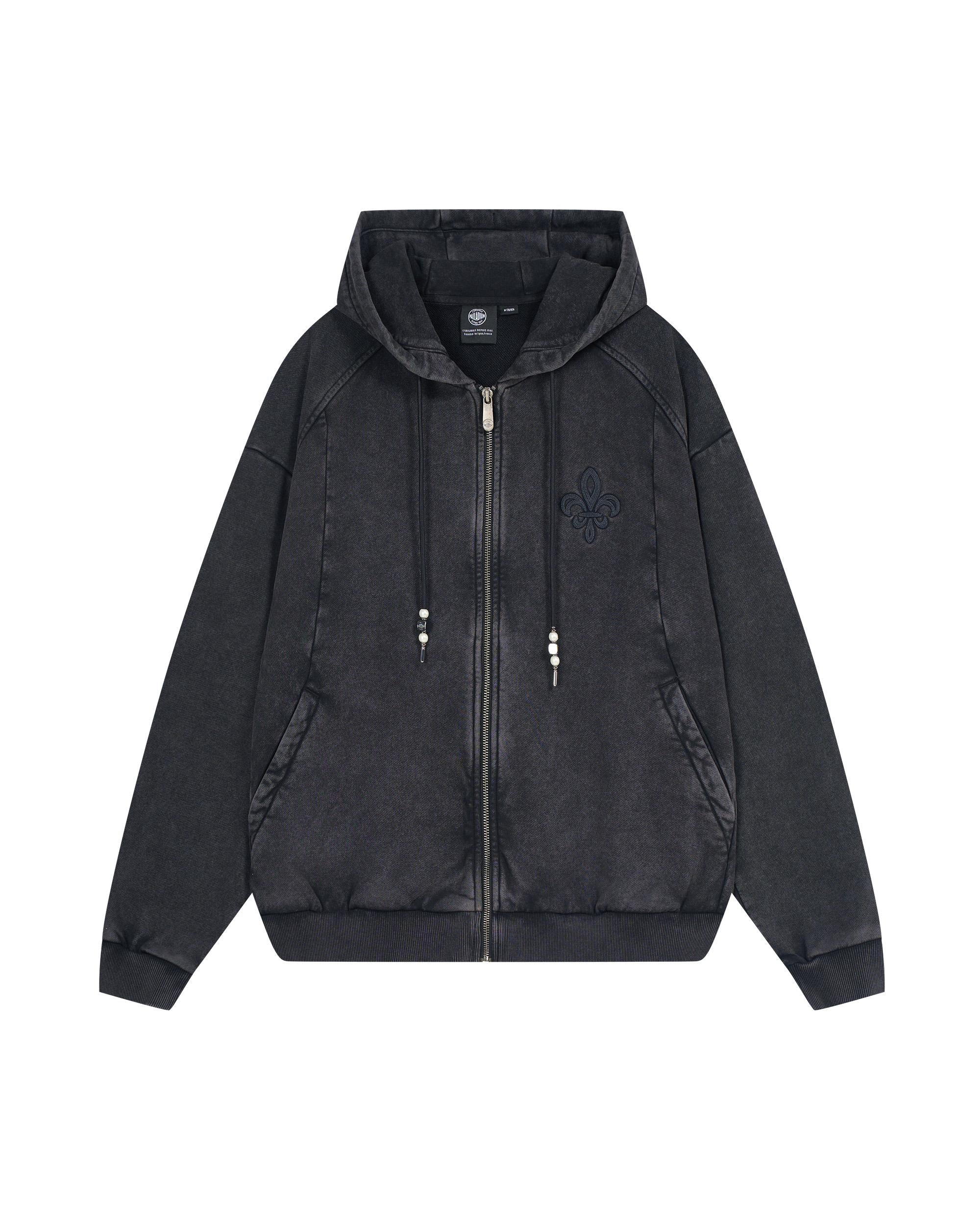 1011843-032 | MEN'S IRIS LOGO LOOSE FIT WASHED COTTON JACKET | TAP SHOE