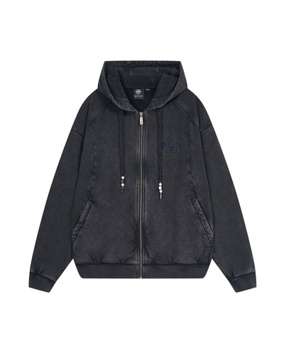 1011843-032 | MEN'S IRIS LOGO LOOSE FIT WASHED COTTON JACKET