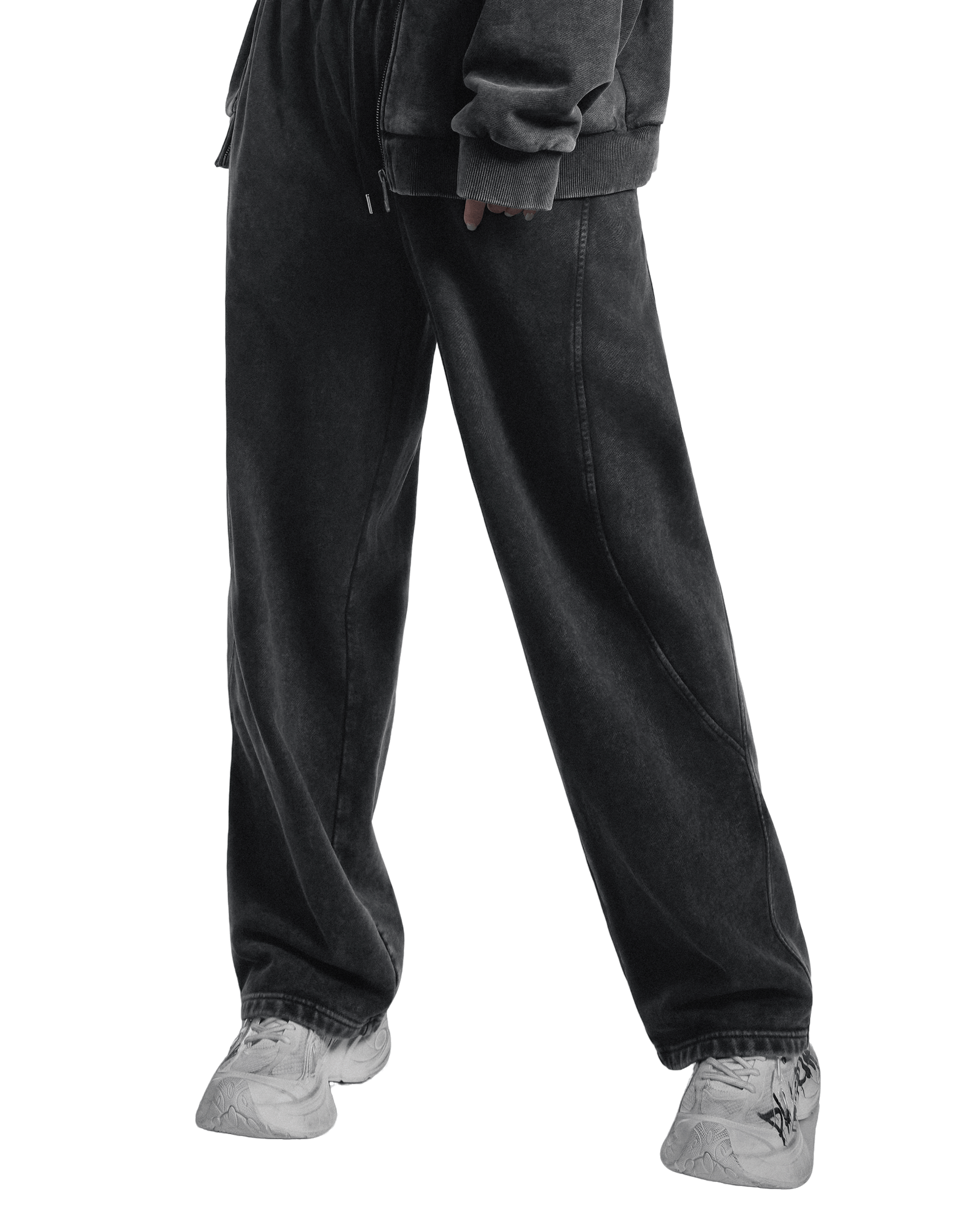 1011844-032 | MEN'S STONE WASHED LOOSE FIT PANTS | TAP SHOE