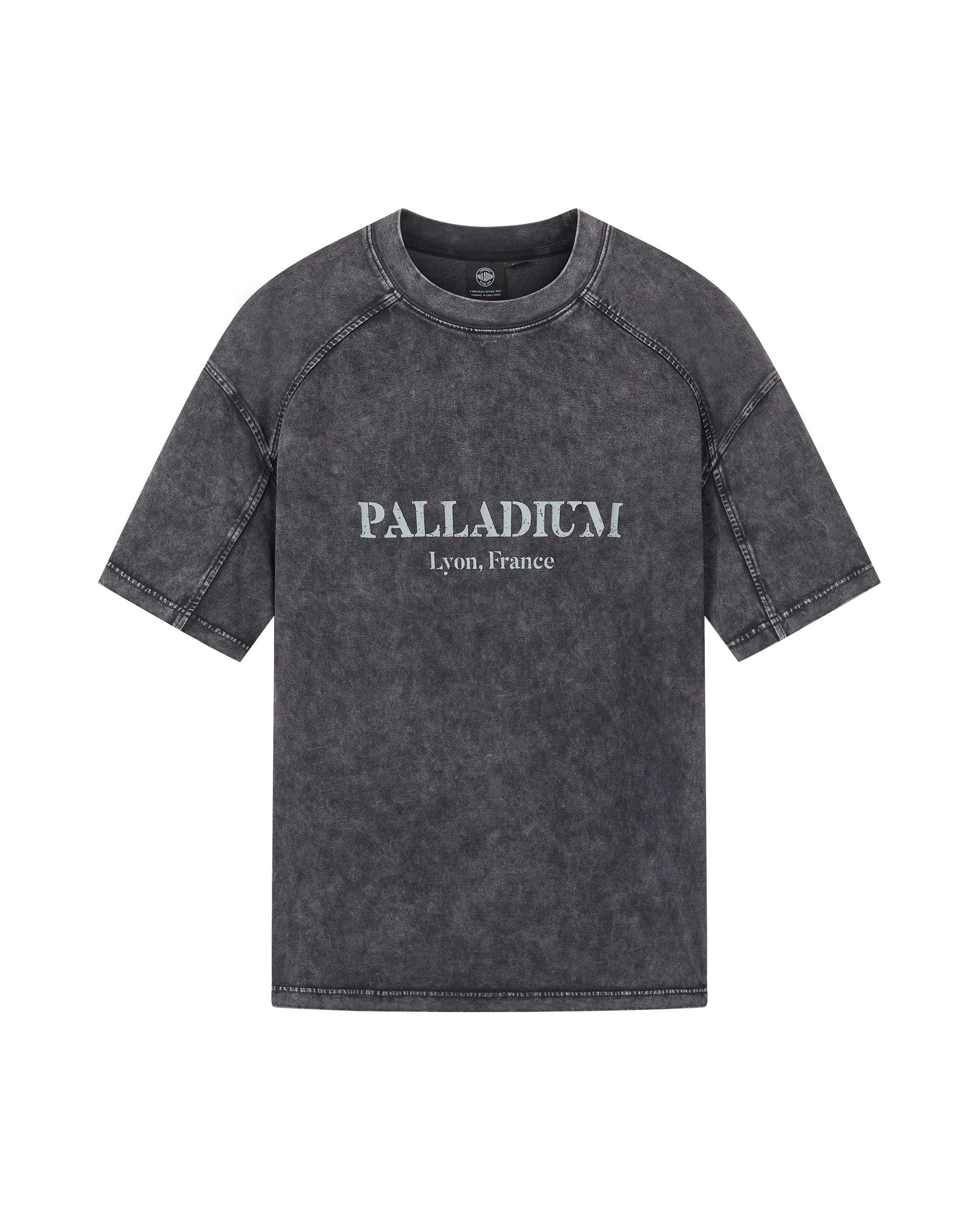 1011846-032 | MEN'S PALLADIUM LOGO LOOSE FIT WASHED T-SHIRT | TAP SHOE