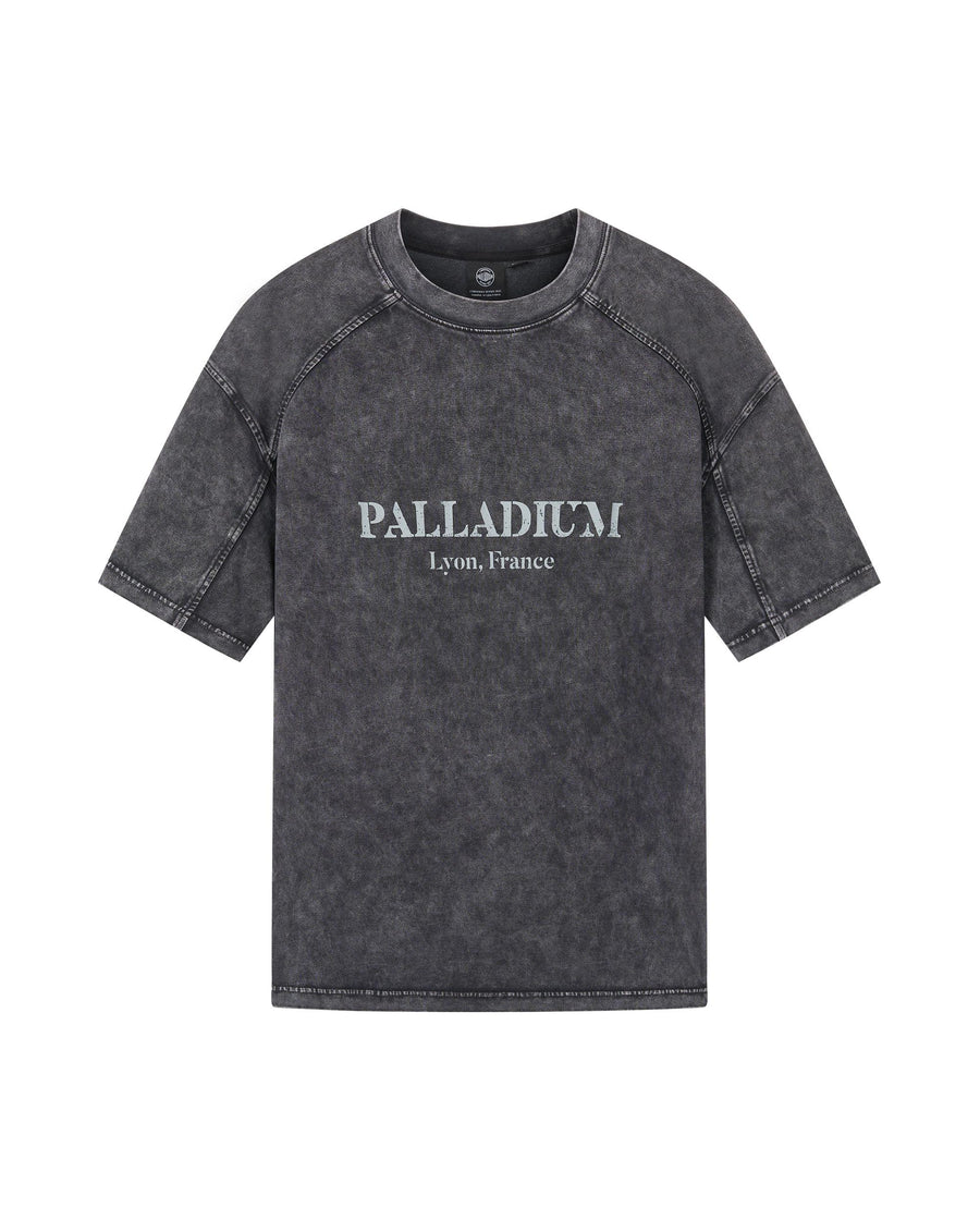 1011846-032 | MEN'S PALLADIUM LOGO LOOSE FIT WASHED T-SHIRT | TAP SHOE