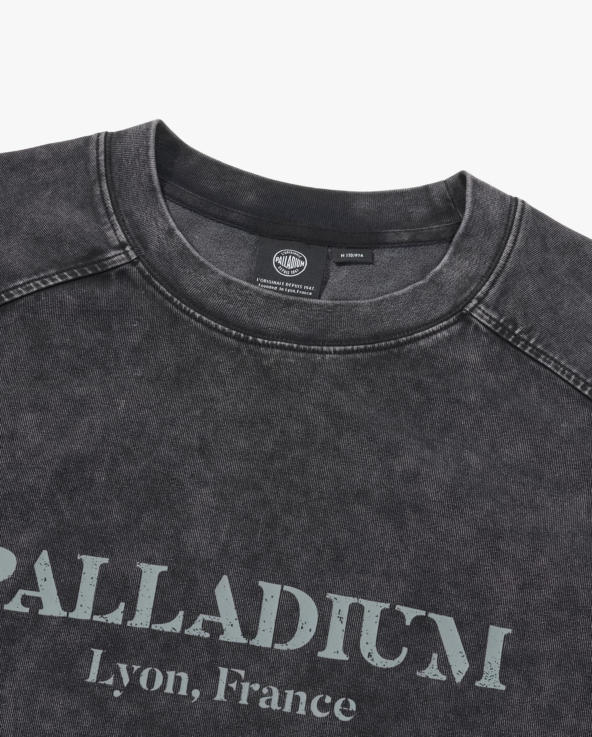 1011846-032 | MEN'S PALLADIUM LOGO LOOSE FIT WASHED T-SHIRT | TAP SHOE