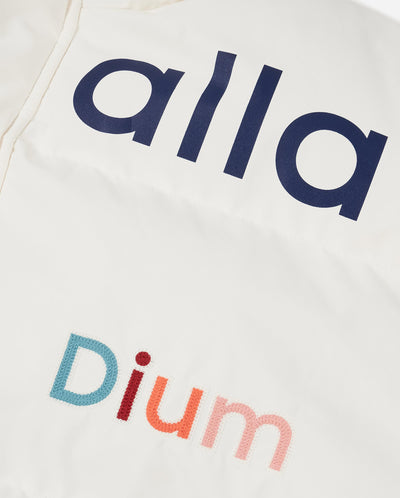 1011852-262 | MEN'S PALLADIUM LOGO HOODED DOWN JACKET | MARSHMALLOW