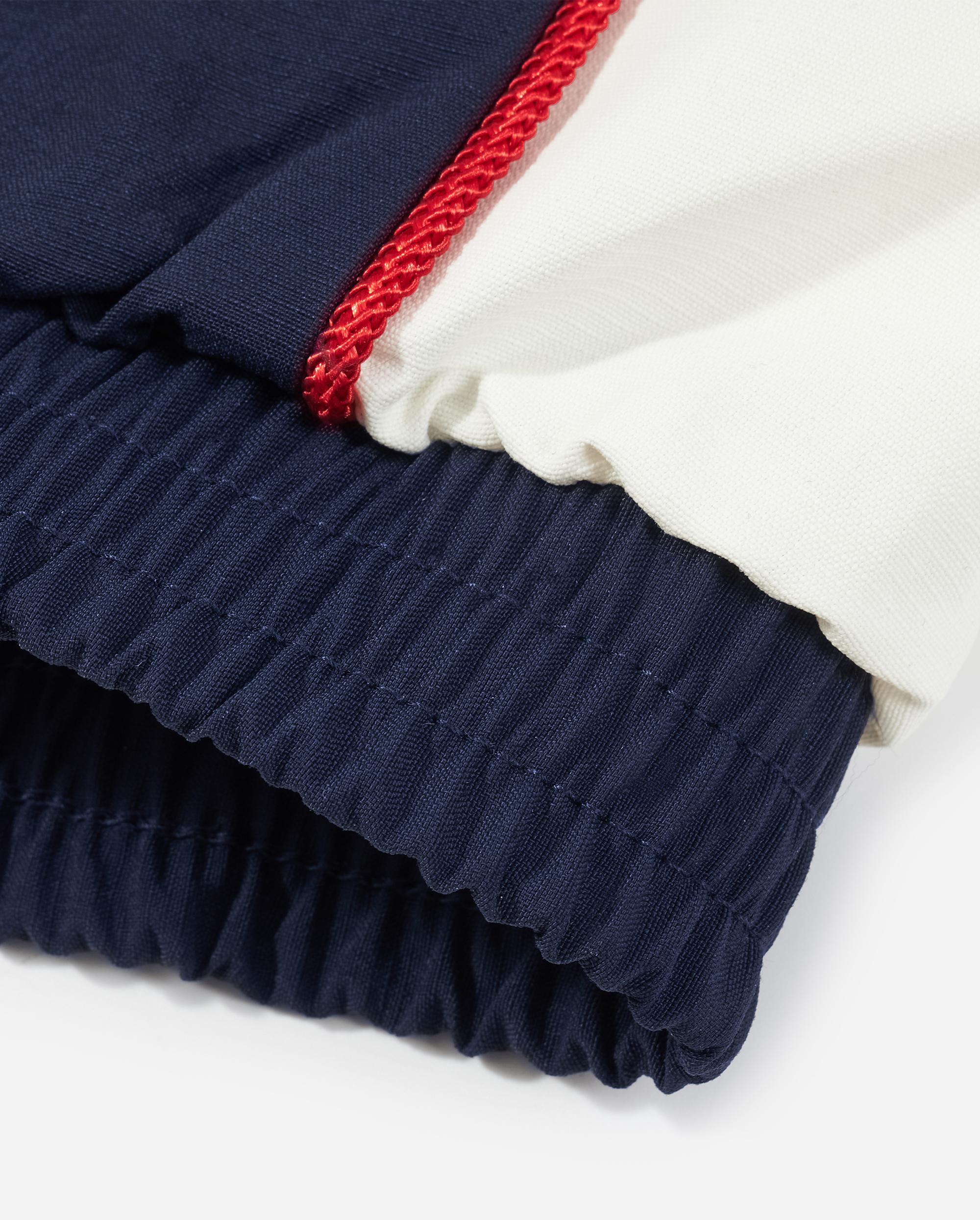 1011858-453 | MEN'S IRIS LOGO COLOR BLOCKS LOOSE FIT JACKET | MARITIME BLUE