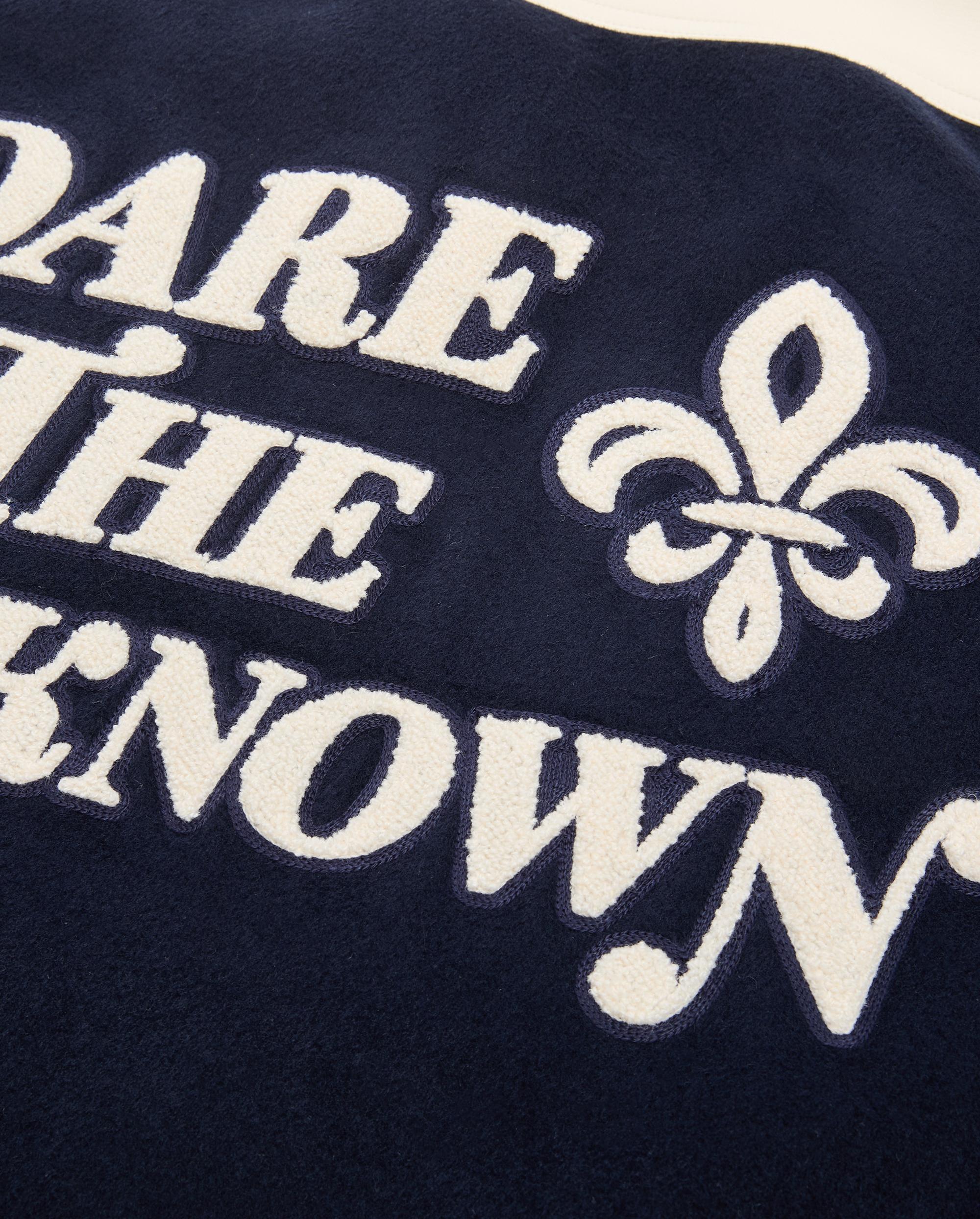 1011865-403 | MEN'S LOGO OVERSIZE WOOL-BLEND COLOR BLOCKS JACKET | TOTAL ECLIPSE