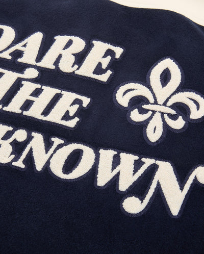 1011865-403 | MEN'S LOGO OVERSIZE WOOL-BLEND COLOR BLOCKS JACKET | TOTAL ECLIPSE